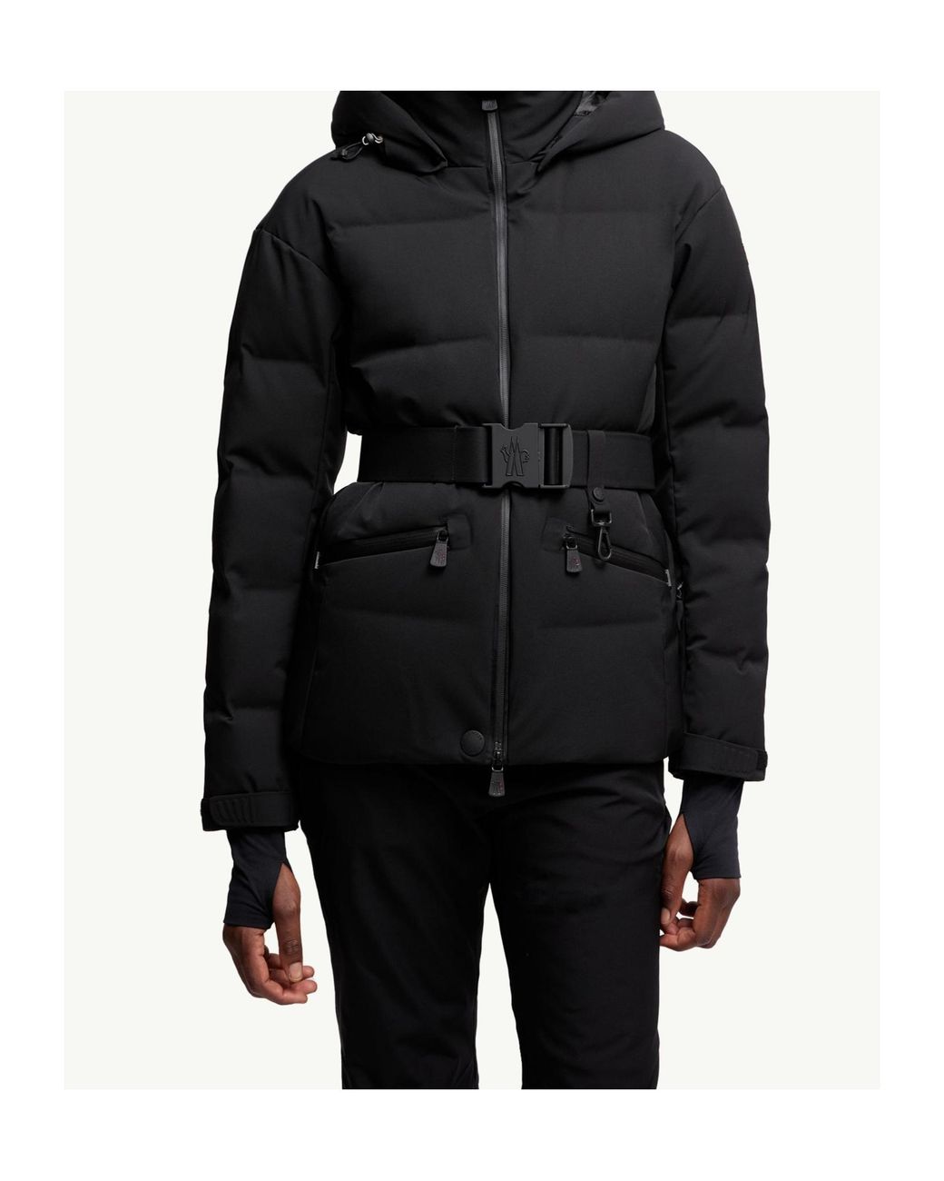 Moncler Black Grenoble Tolima Padded Ski Jacket