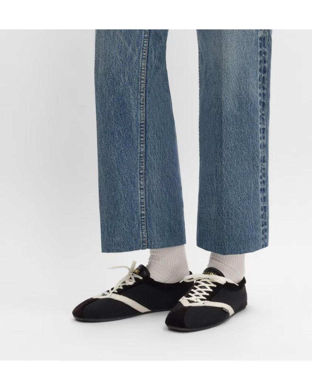 Céline Black The Flat Sneaker