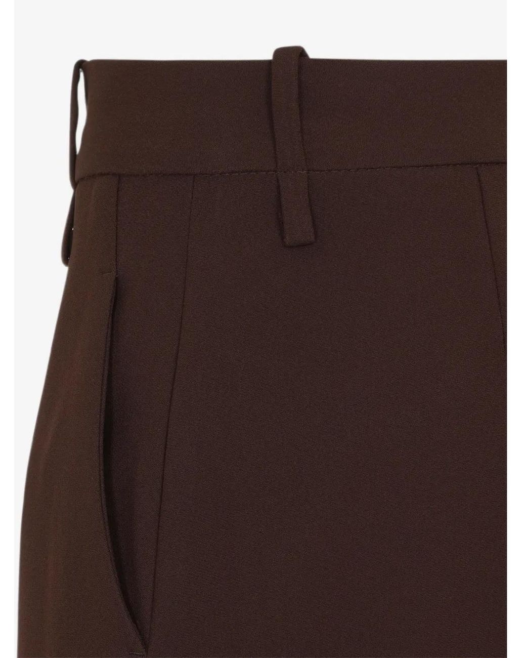 Ermanno Scervino Brown Bootcut Tailored Pants