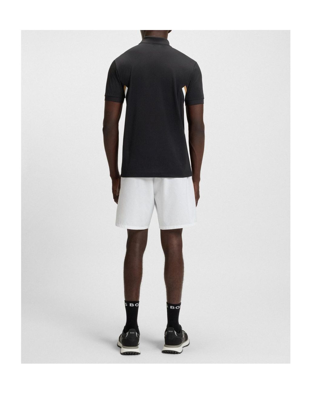 Boss Black Active Slim-Fit Polo Shirt With Moisture Management for men