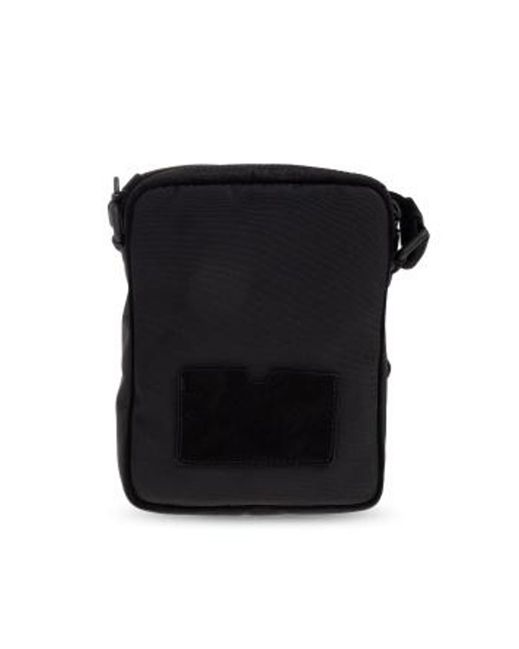 Moschino Black Logo Lettering Shoulder Bag for men