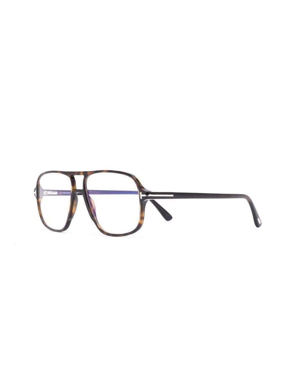 Tom Ford White Eyewear Aviator-Frame Glasses for men