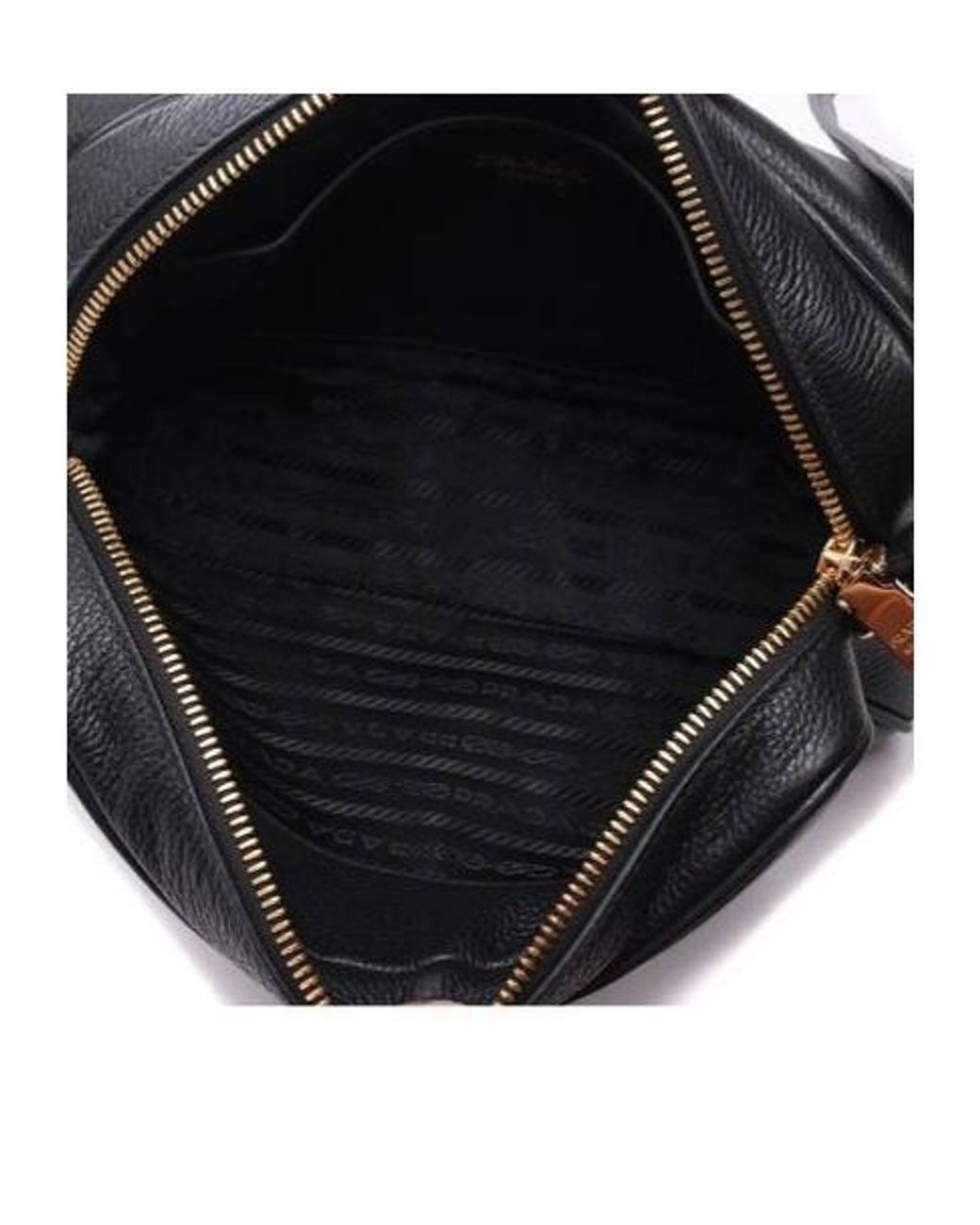 Prada Black Logo Shoulder Bag