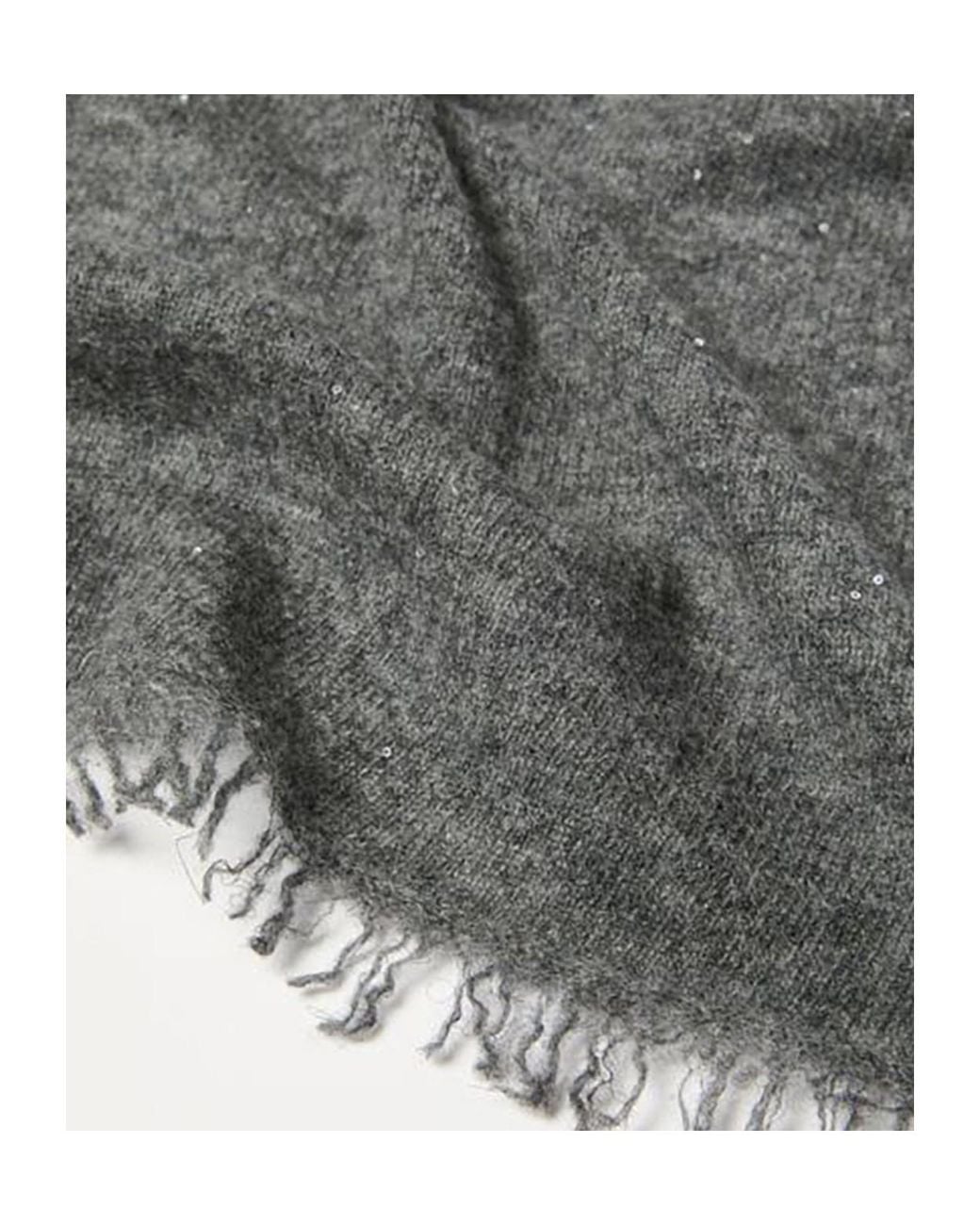 Marella Gray Wool Scarf