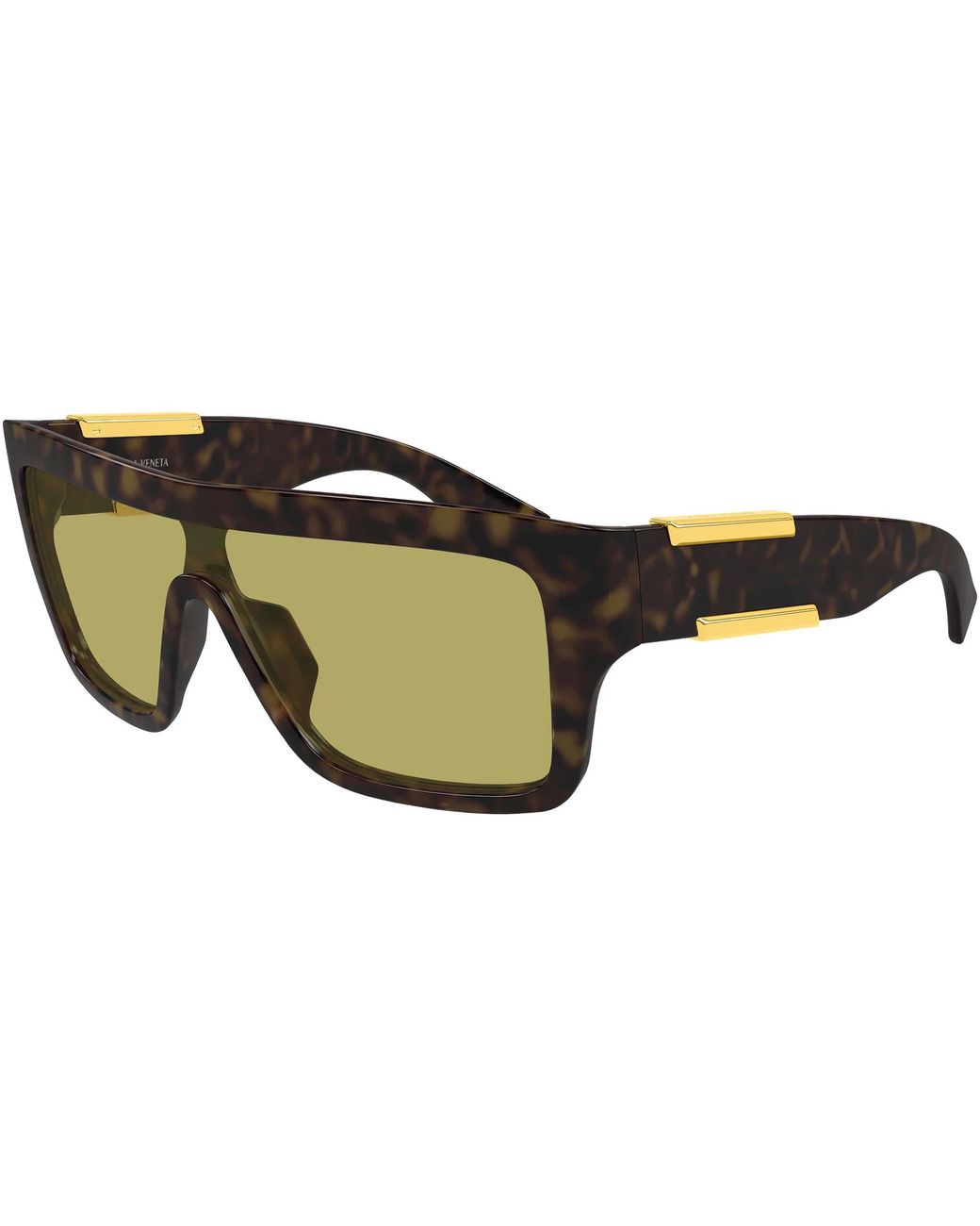 Bottega Veneta Green Eyewear Geometric Frame Sunglasses for men