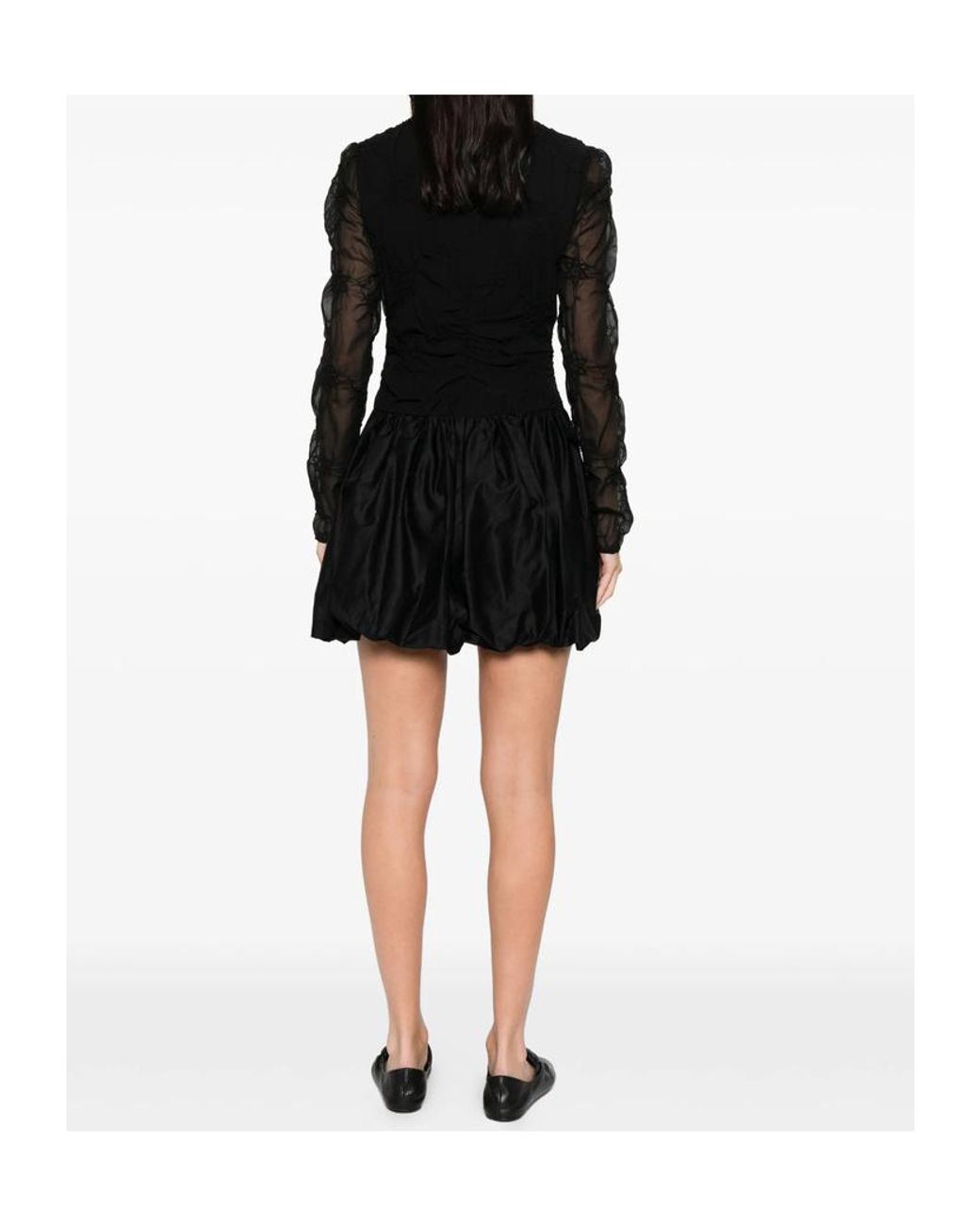 Stine Goya Black Long Sleeve Dress