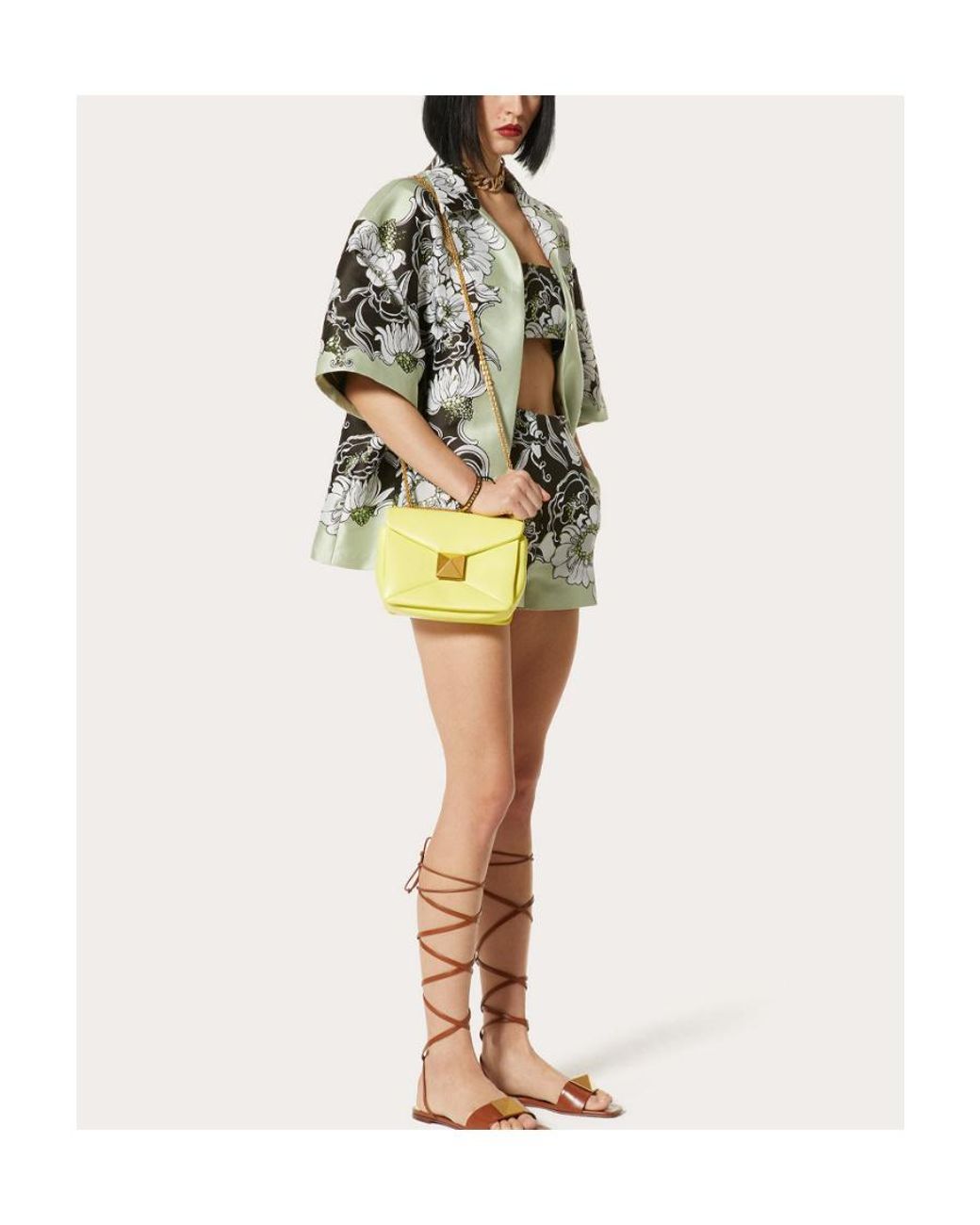 Valentino Multicolor Logo Print Casual Shorts