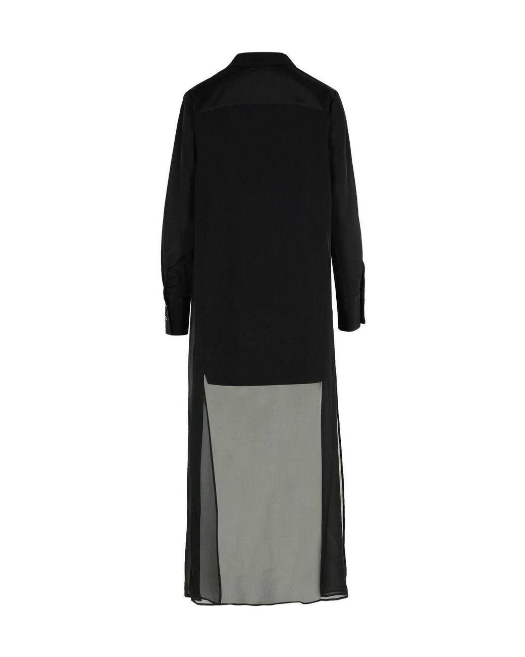 P.A.R.O.S.H. Black 'Soiree' Silk Dress