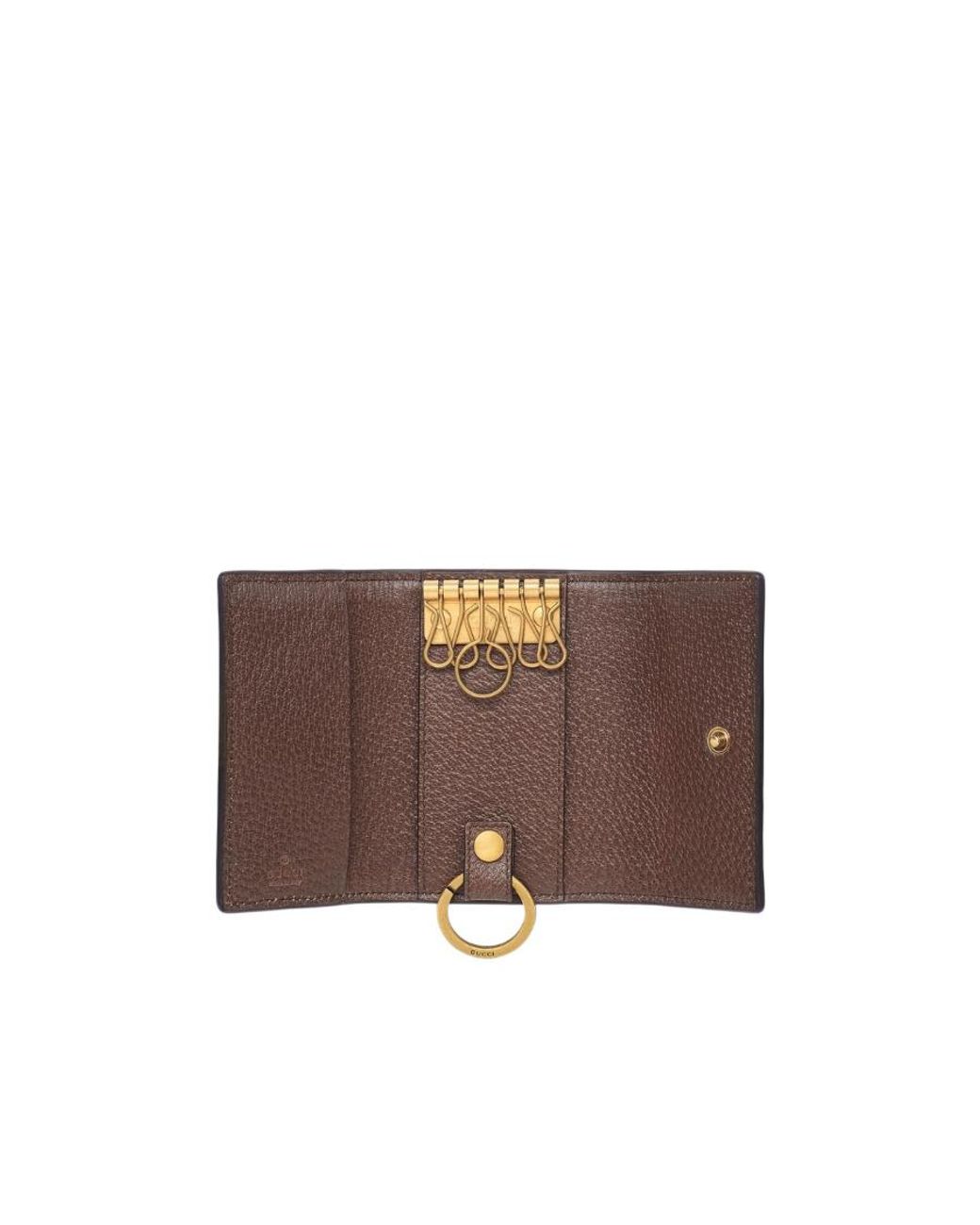 Gucci Multicolor Double G Web Striped Key Bag for men