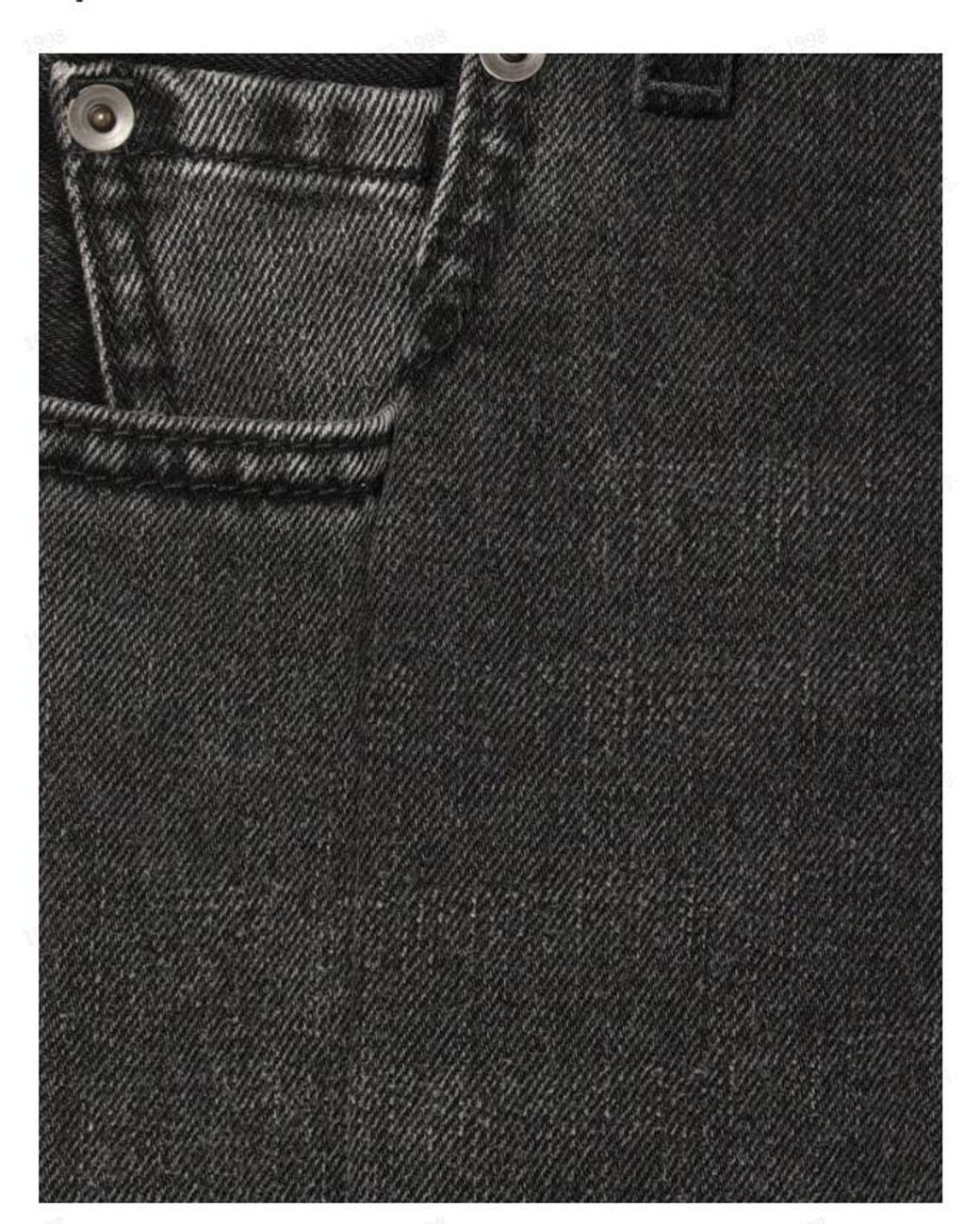 Maison Margiela Black Multicolored Denim Trousers