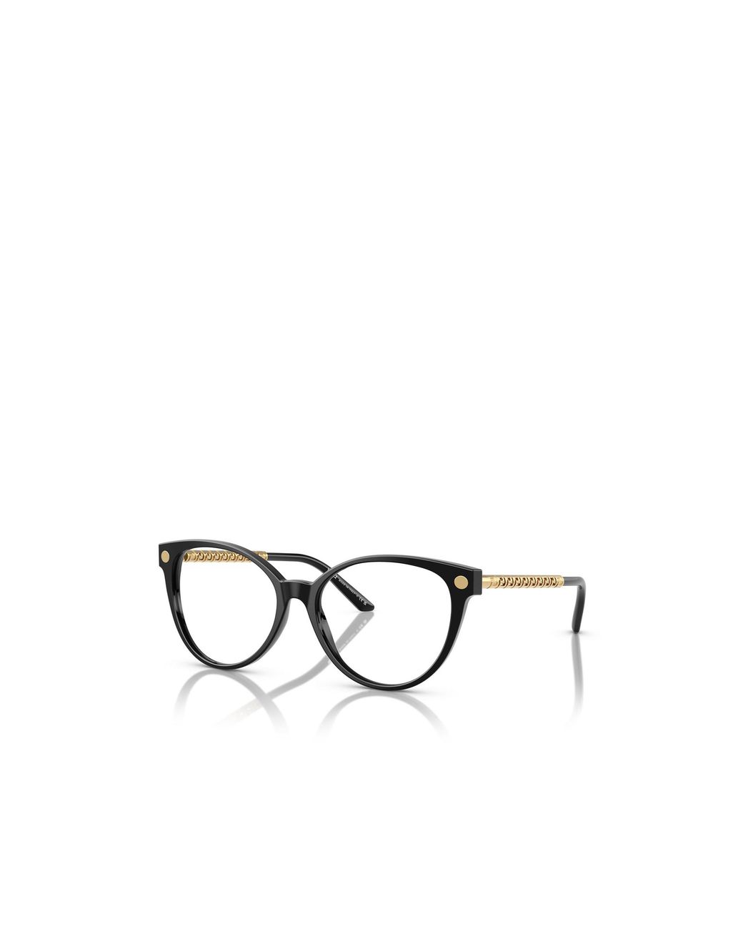 Versace White Greca-Arm Butterfly-Frame Glasses
