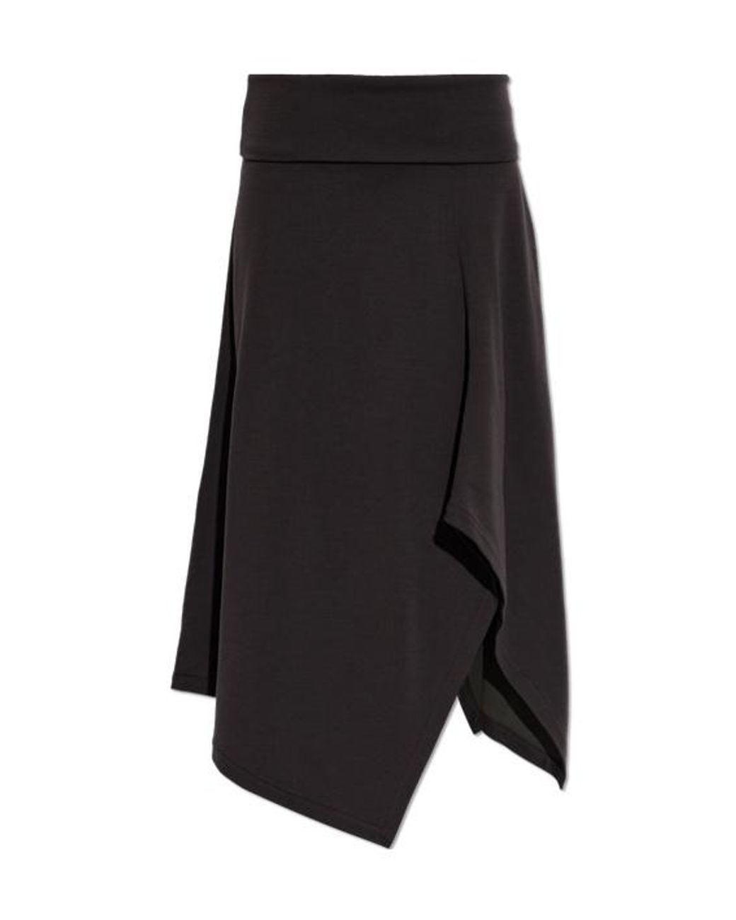 Lemaire Black Asymmetrical Skirt