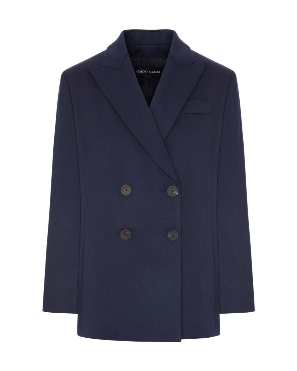 Giorgio Armani Blue Double-Breasted Blazer
