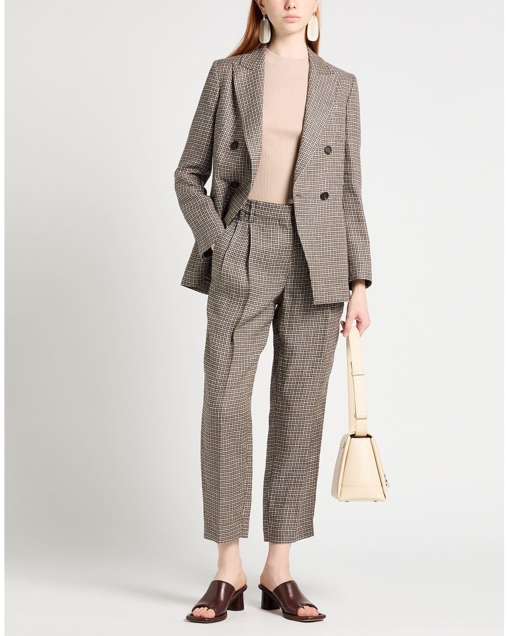Brunello Cucinelli Gray High-Waist Harem Pants