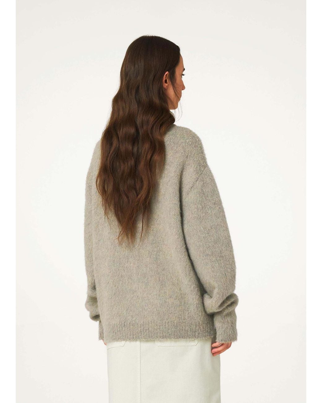 Lemaire Natural Crewneck Knitted Jumper for men