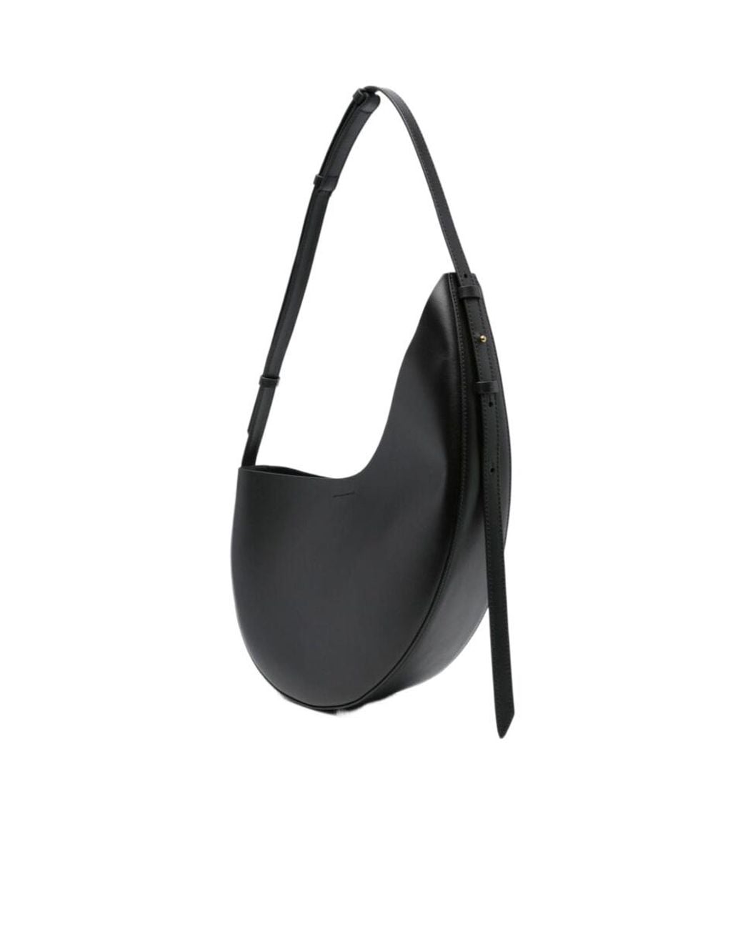 Soeur Black Asymmetrical Shoulder Bag