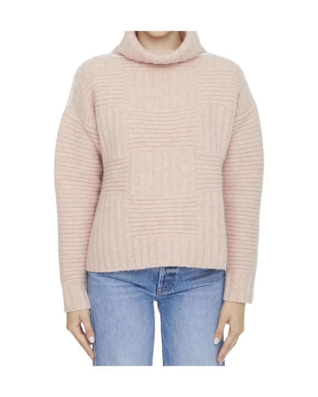 Bottega Veneta Blue Turtleneck Knitted Jumper