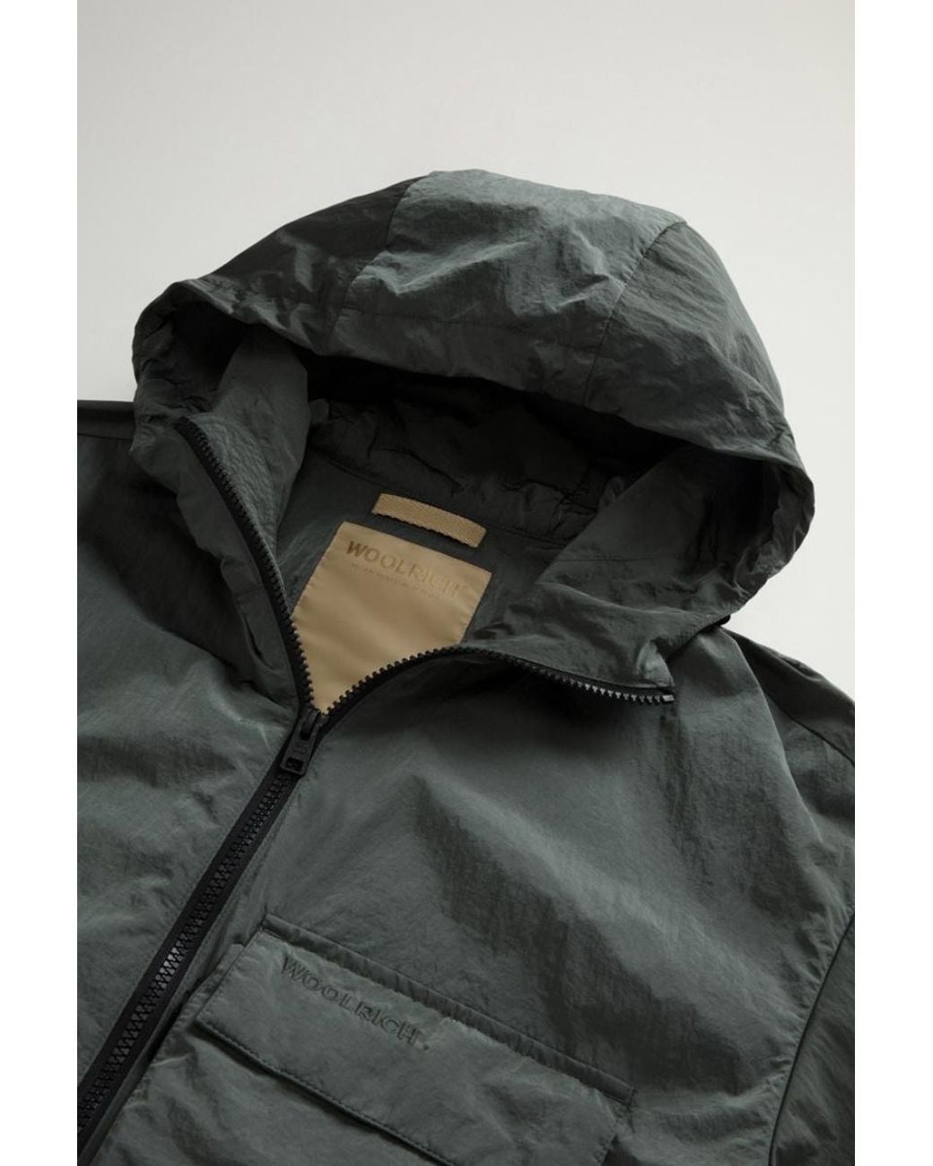 Woolrich Black Olmetex Jacket for men