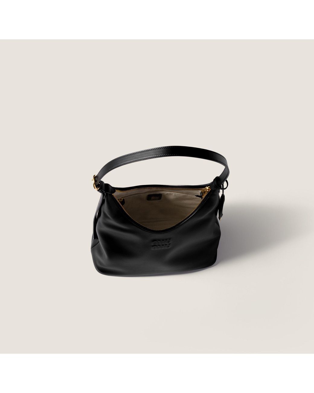 Miu Miu Black Spirit Leather Bag