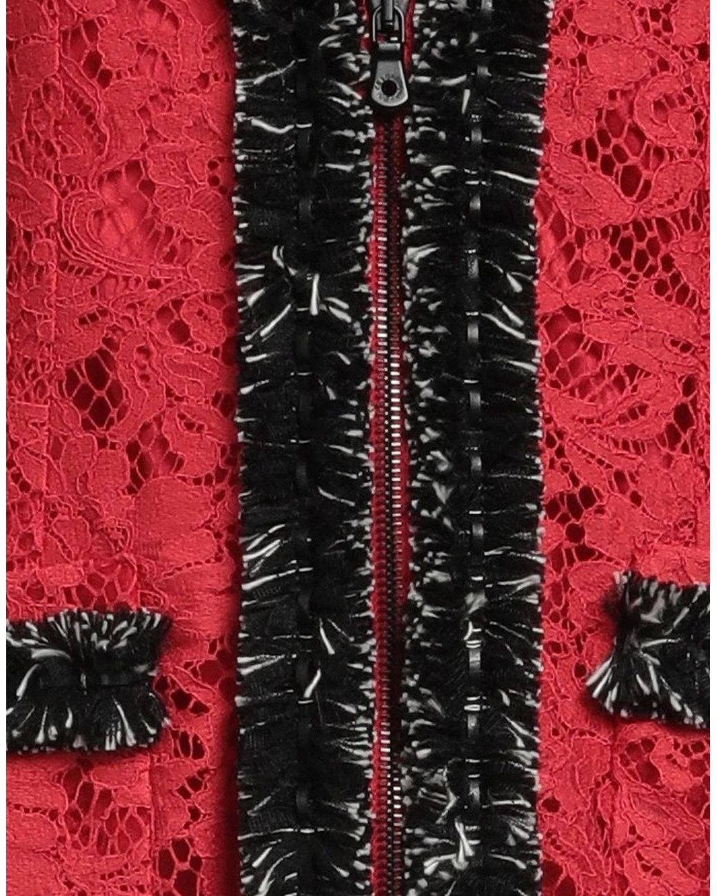 Dolce & Gabbana Multi-Colored Lace Coat