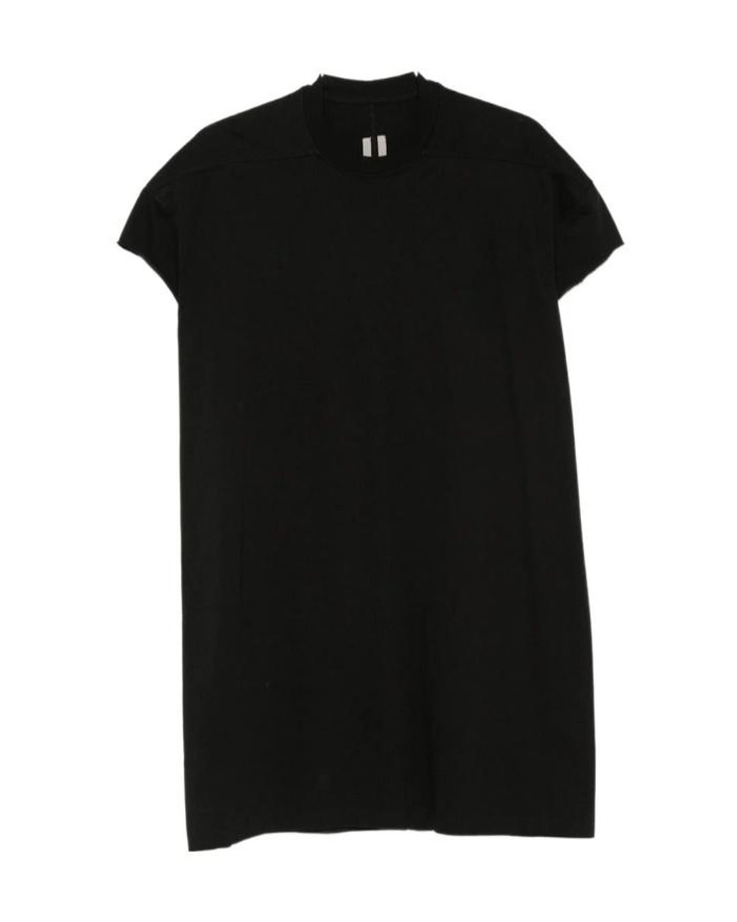 Rick Owens Black Oversized Crewneck T-Shirt for men
