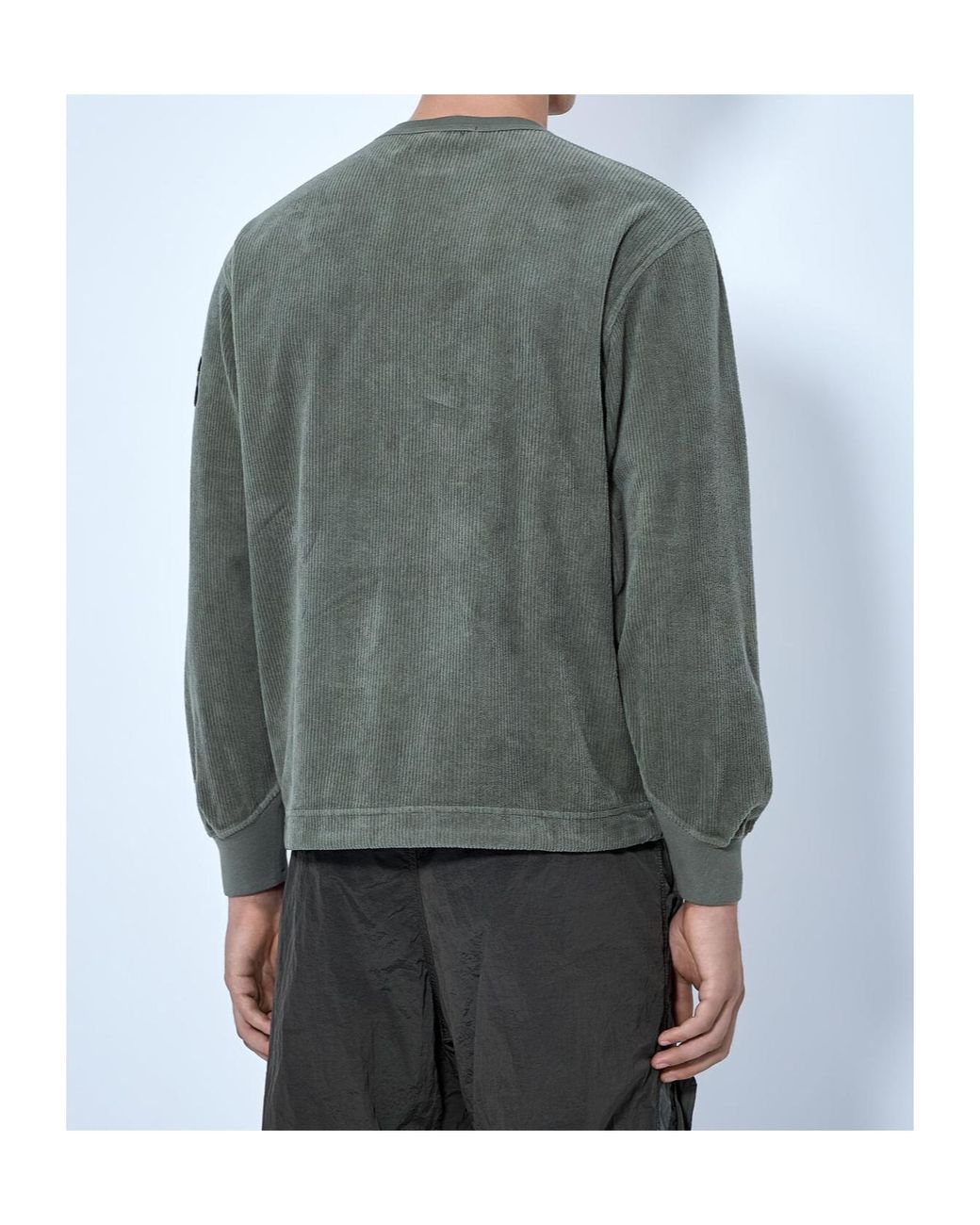 Stone Island Gray Long-Sleeve Sweatshirt for men