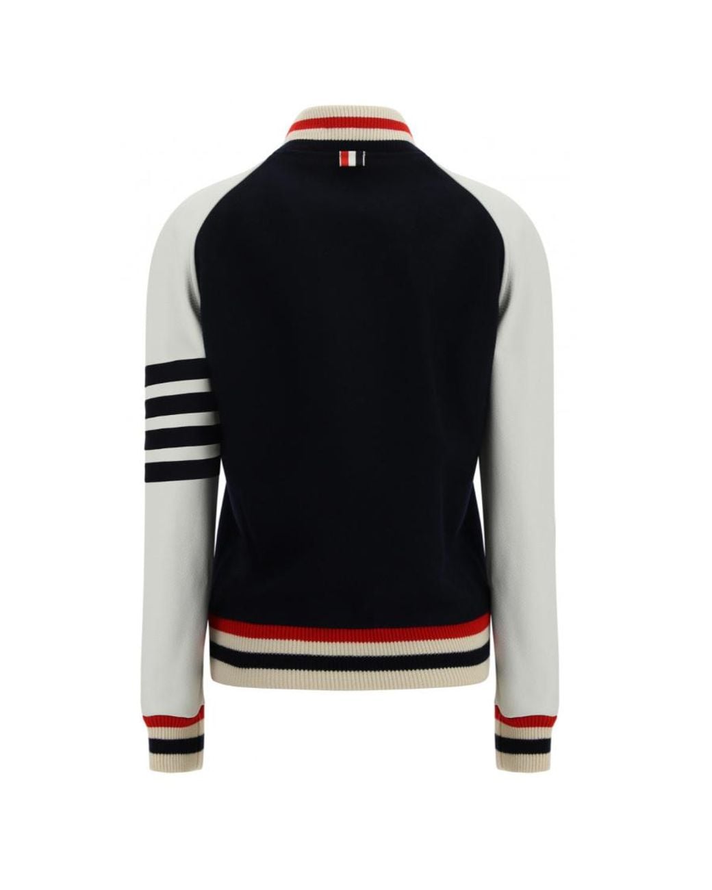 Thom Browne Blue Straight Collar Casual Jacket