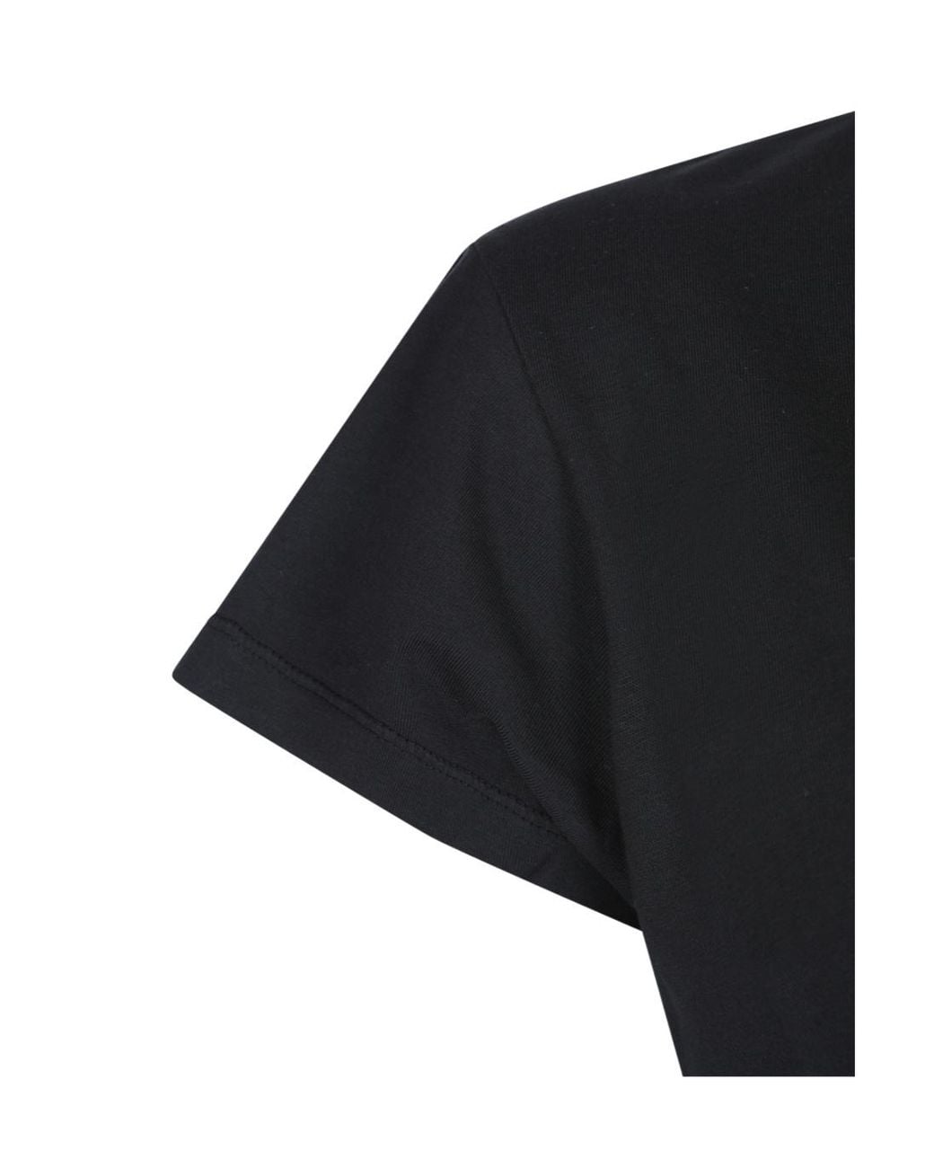 MM6 by Maison Margiela Black Logo Patch T-Shirt