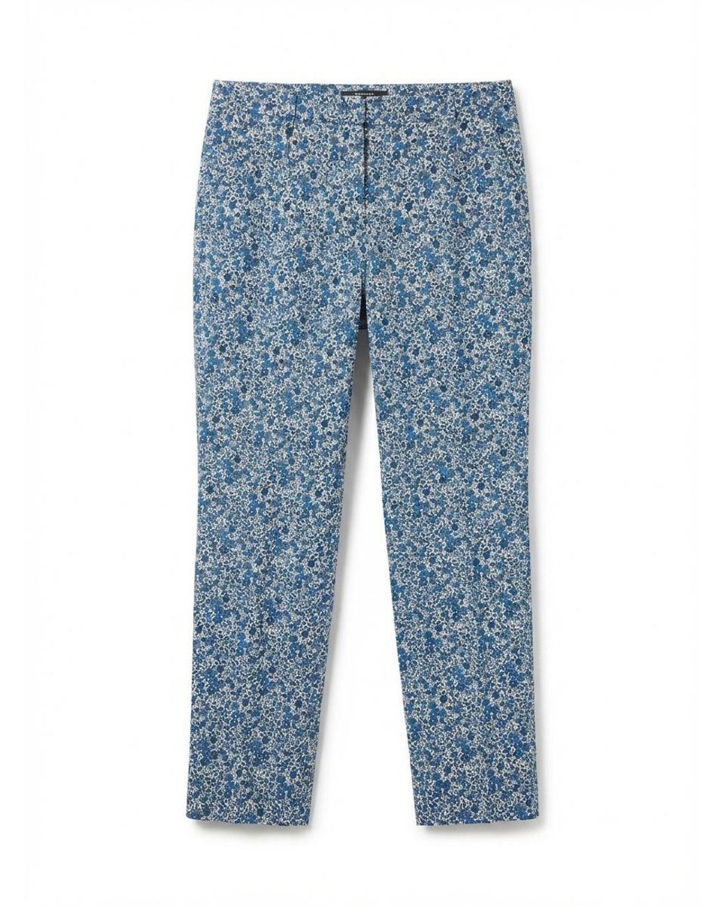 Weekend by Maxmara Blue Flower Casual Pants