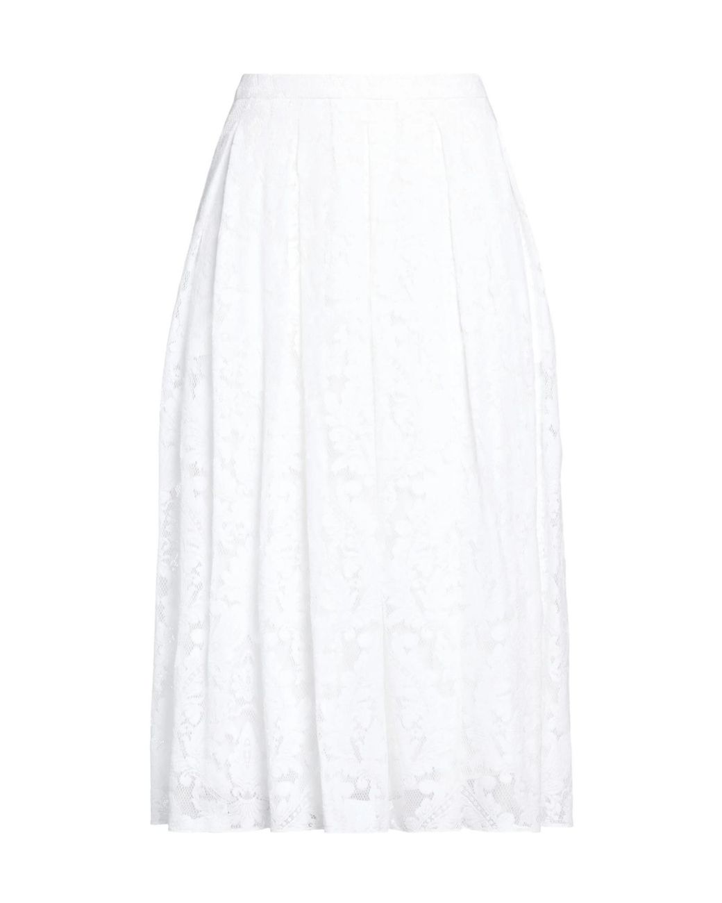 Max Mara White Midi Skirts
