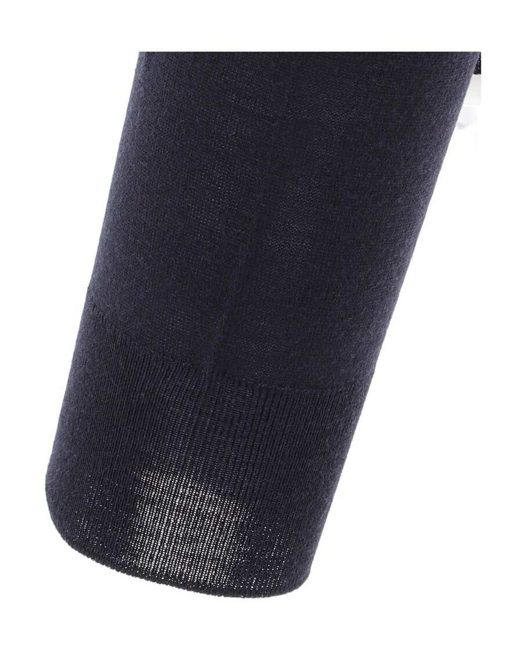 Drumohr Blue Crew Neck Knit Sweater for men