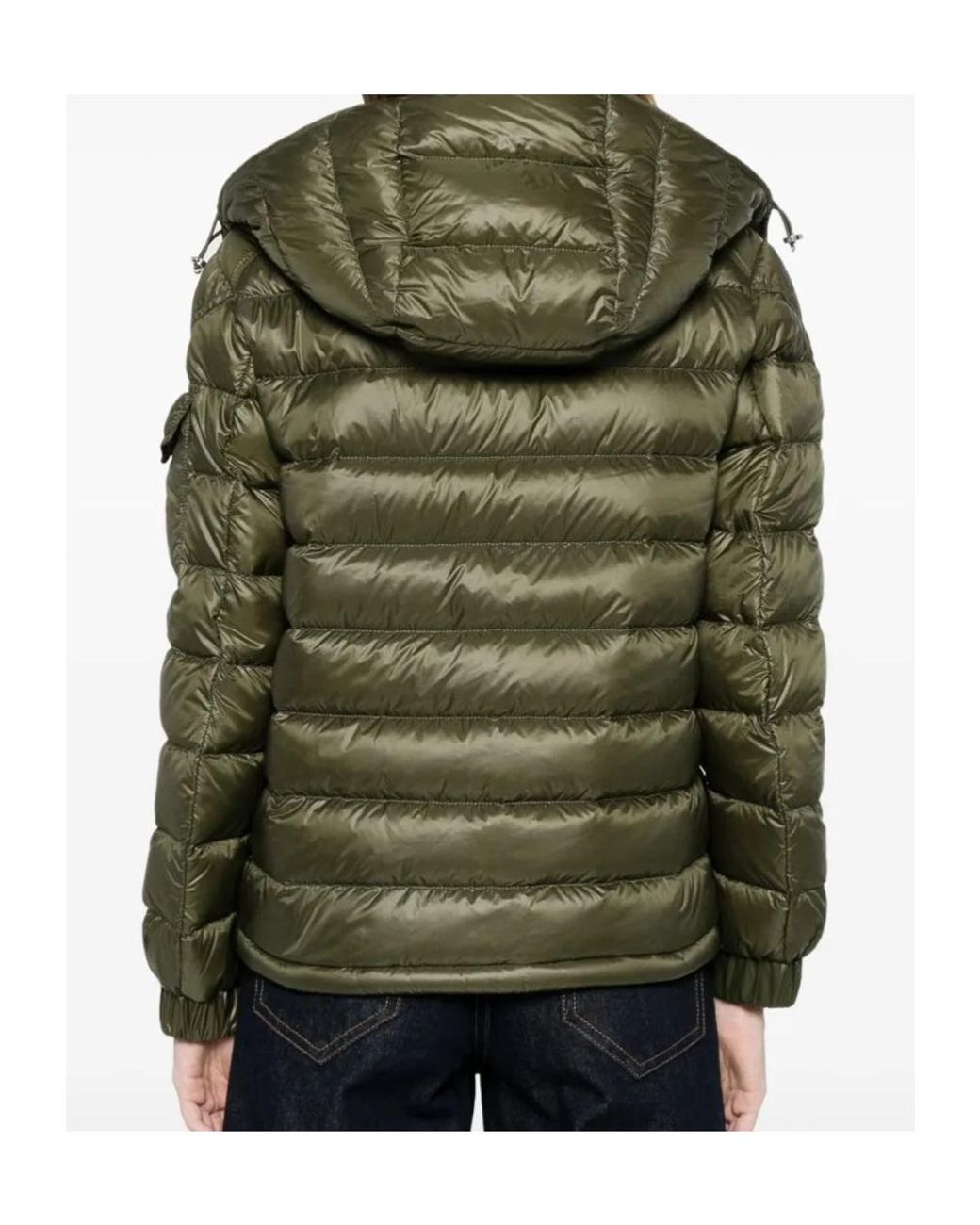 Moncler Green Dalles Hooded Down Jacket