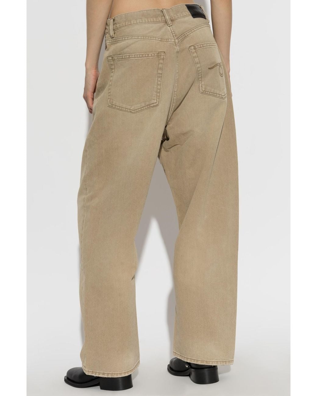 R13 Natural Belt-Loop Jeans