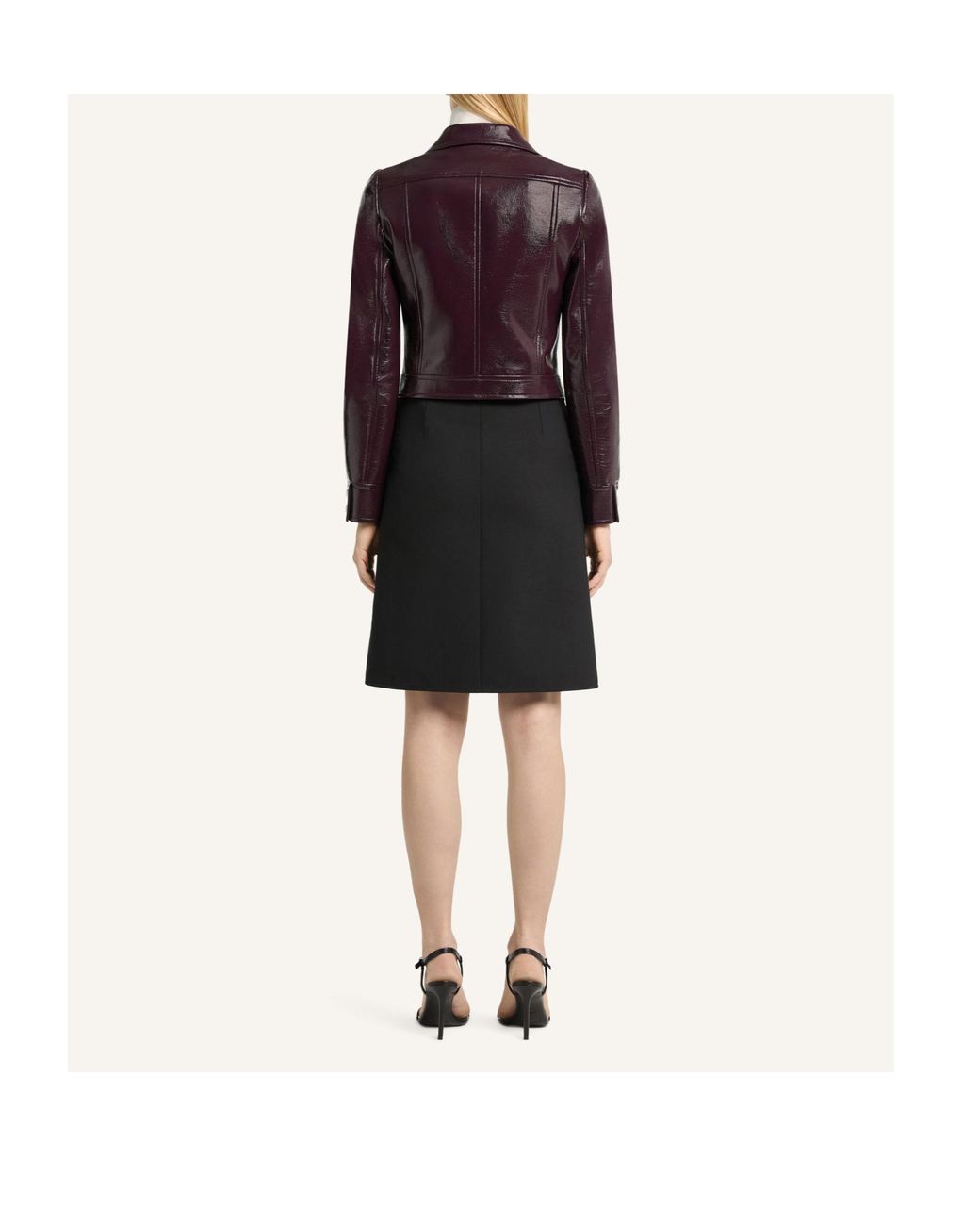 Courreges Brown Courrèges Vinyl Collared Button-Up Jacket