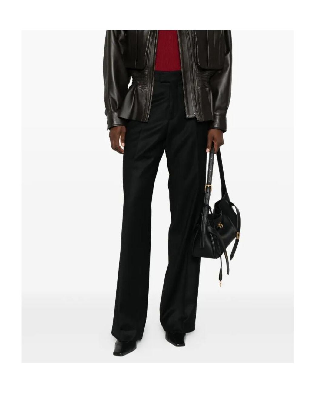 Berwich Black Patrizia Palazzo Pants