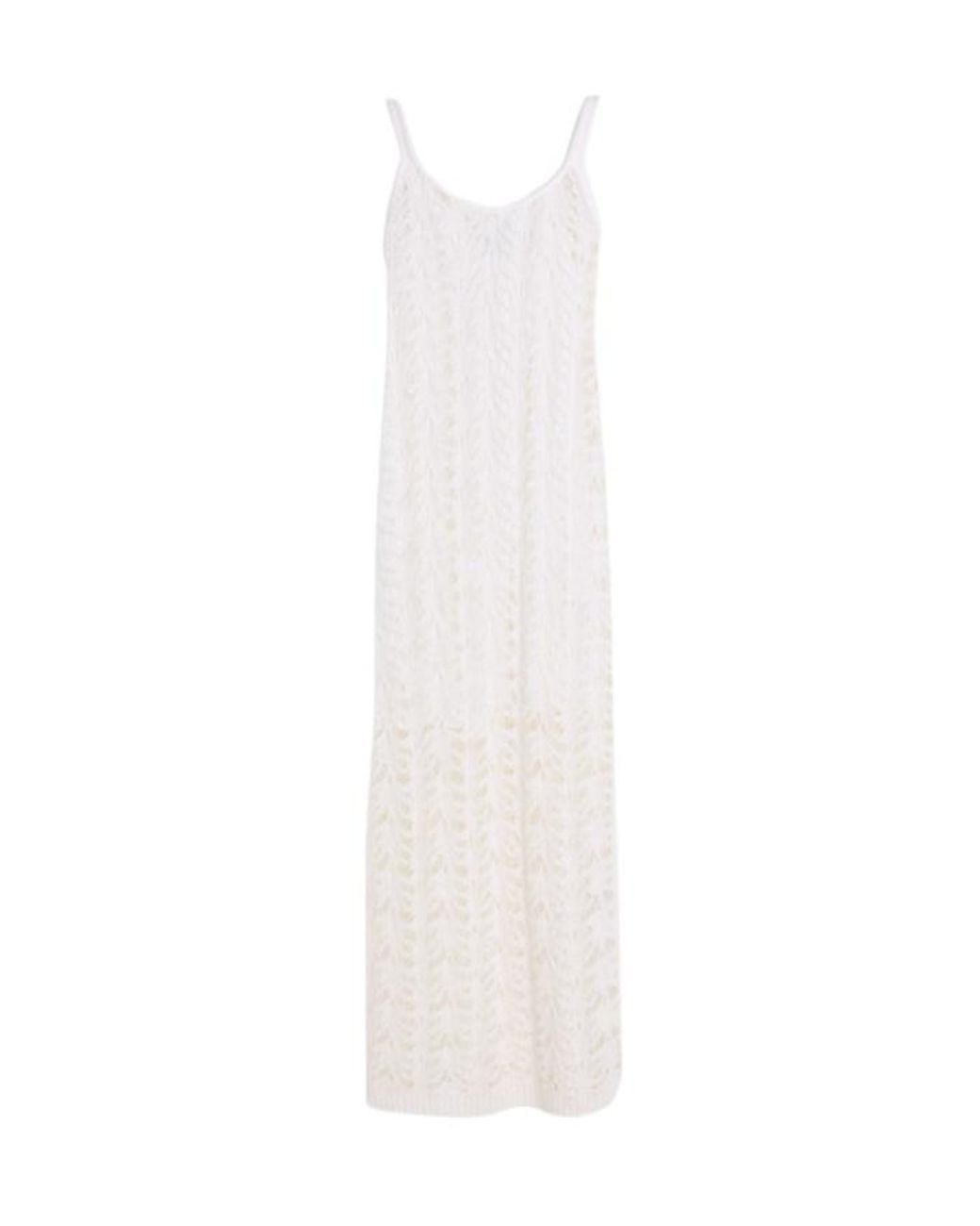 Brunello Cucinelli White Suspender Dress
