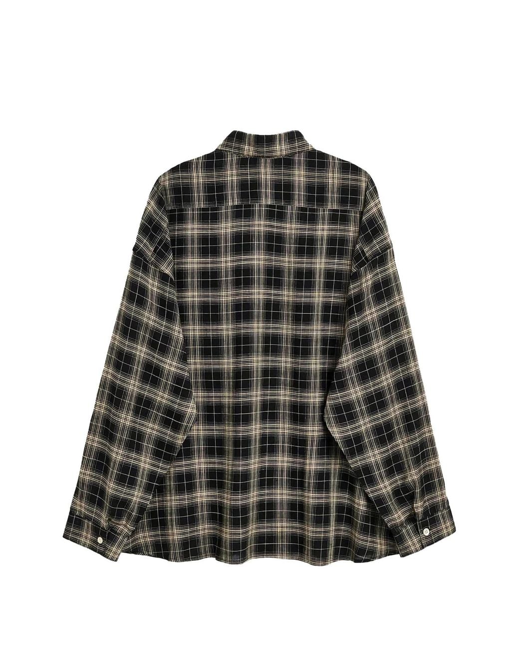 sunflower Black Plaid Shirt for men