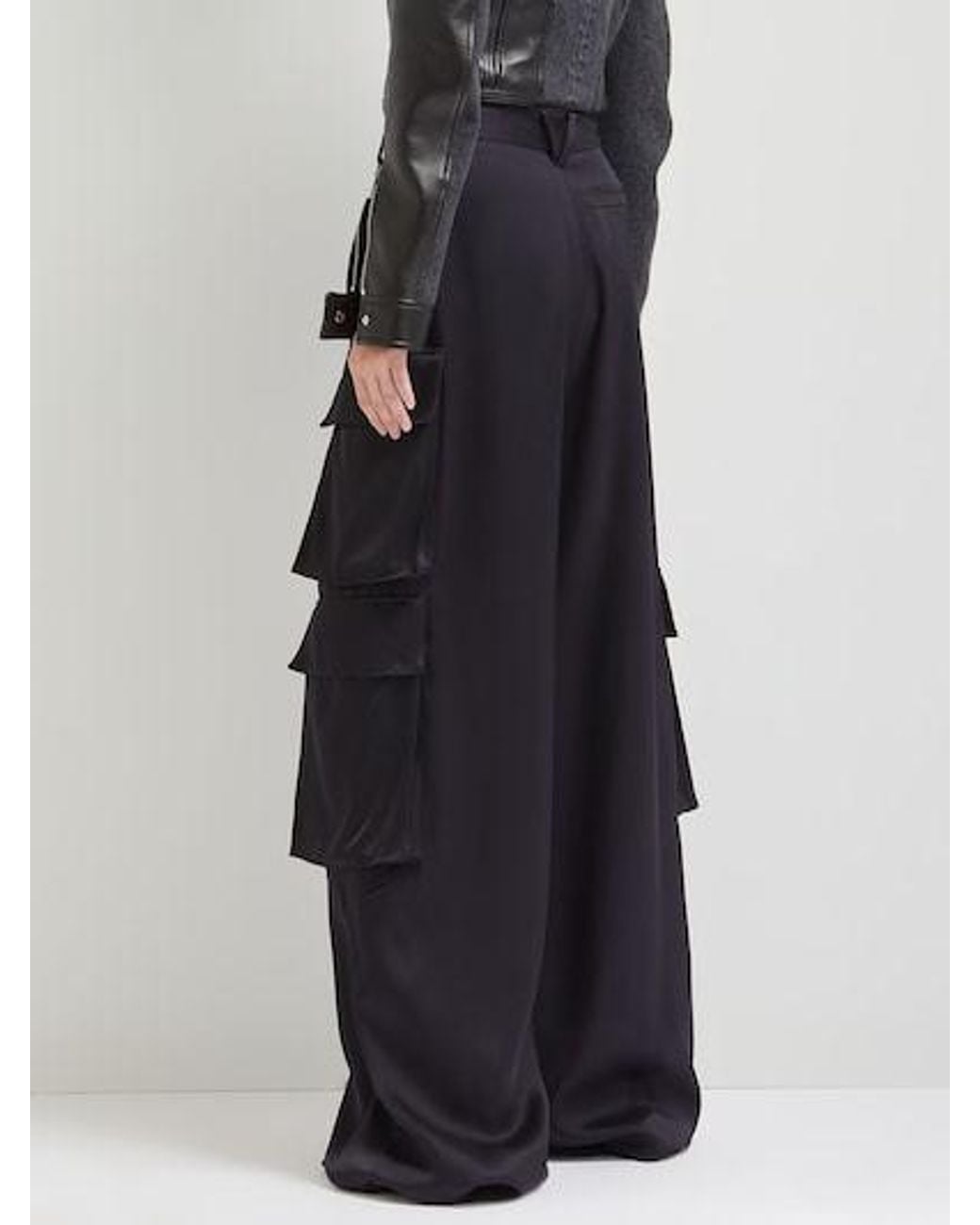 Versace Black Work Casual Pants