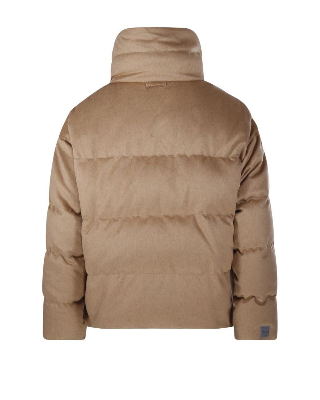 Max Mara Brown Zip-Up High Neck Reversible Jacket