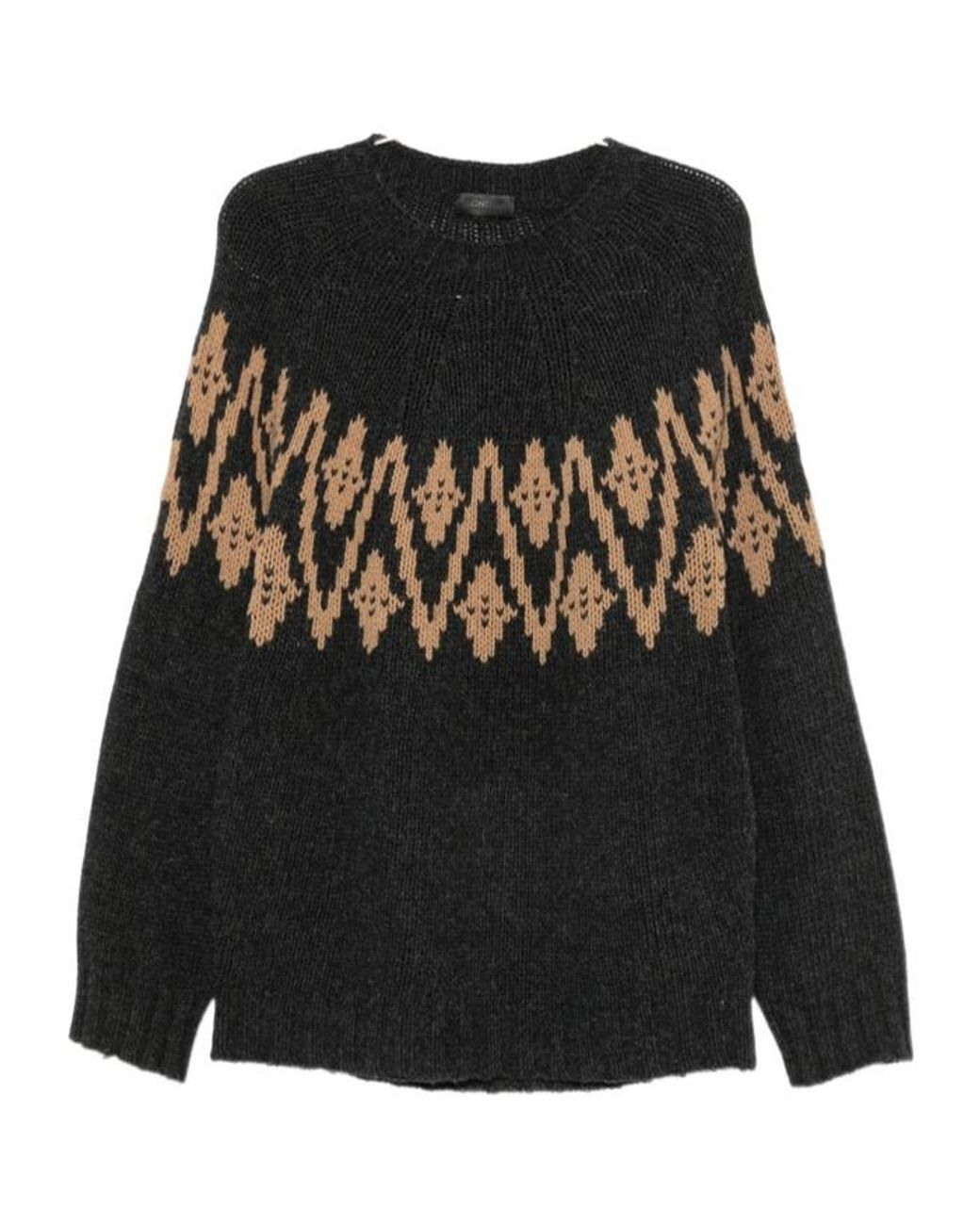 Dondup Black Long-Sleeved Knitwear for men