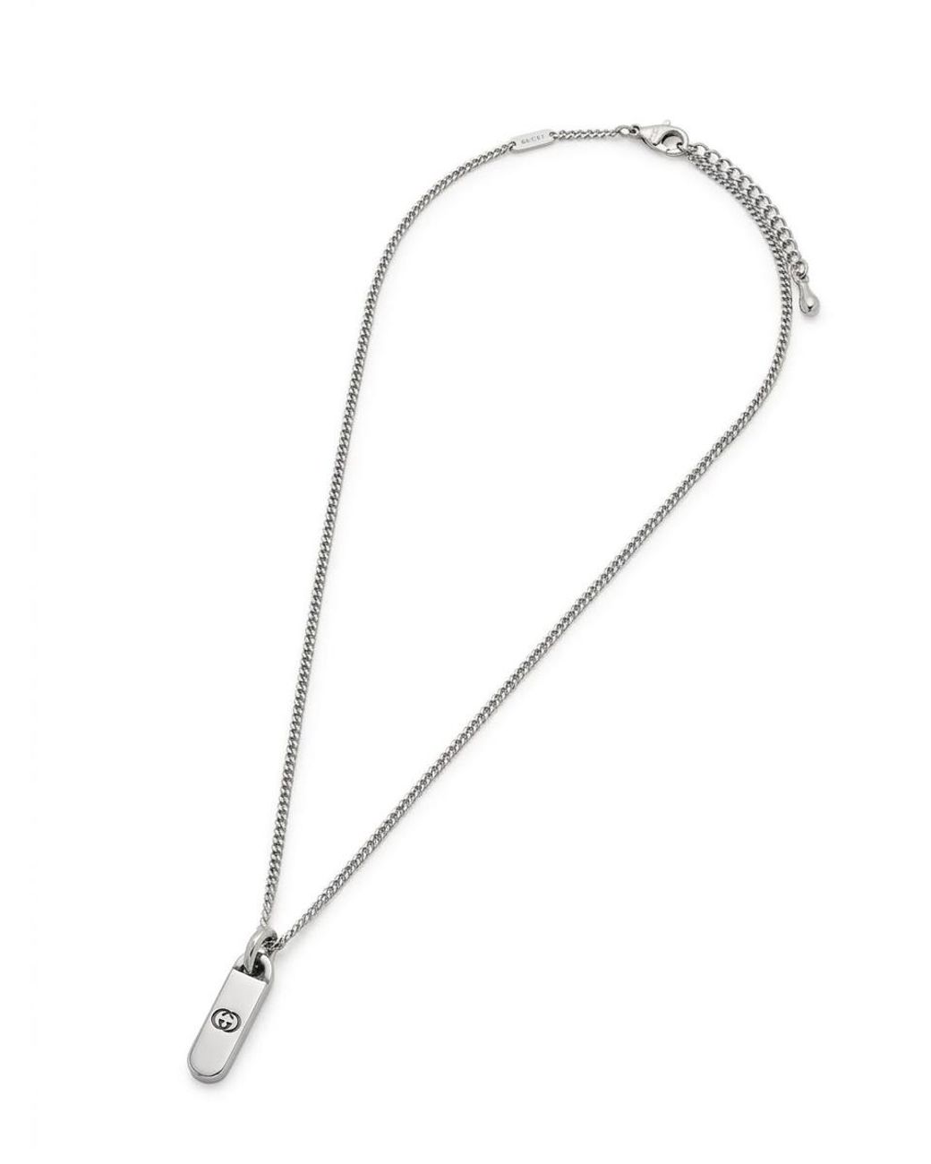 Gucci Multicolor Interlocking Pendant Necklace