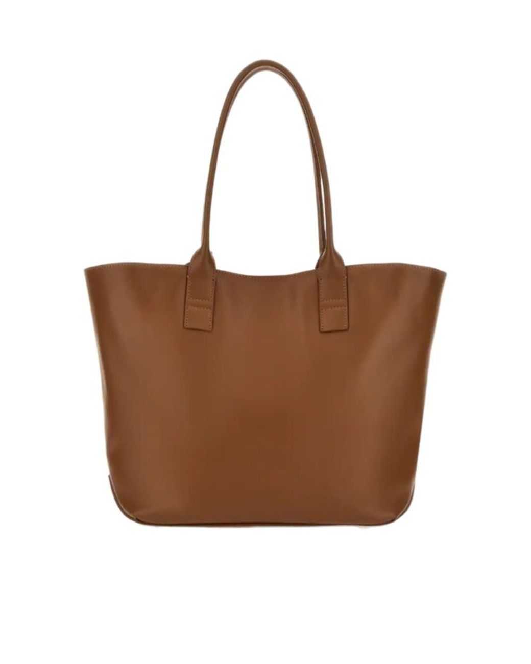 Hogan Brown Small Address Shopping Bag