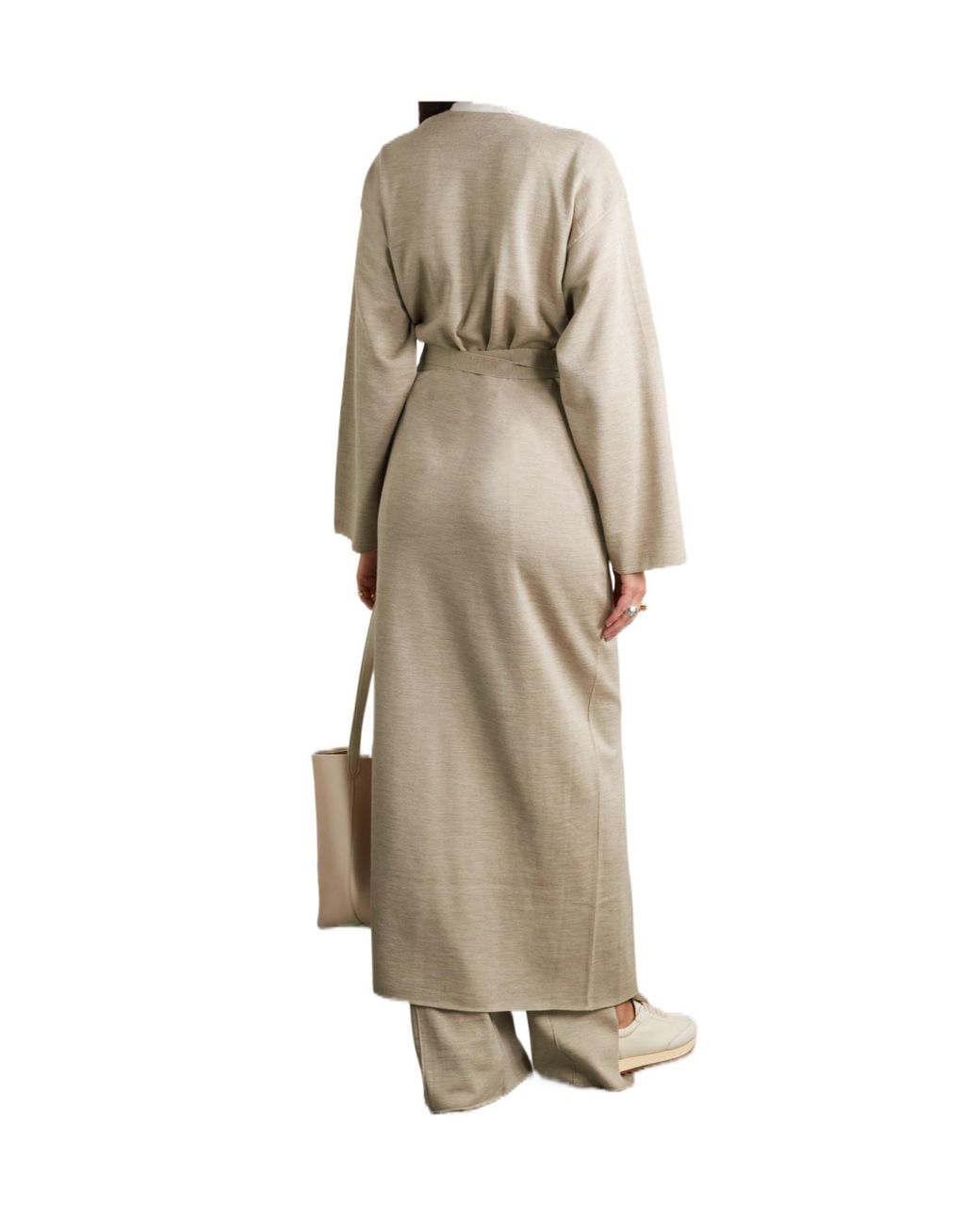 The Row Natural Wrap Dress