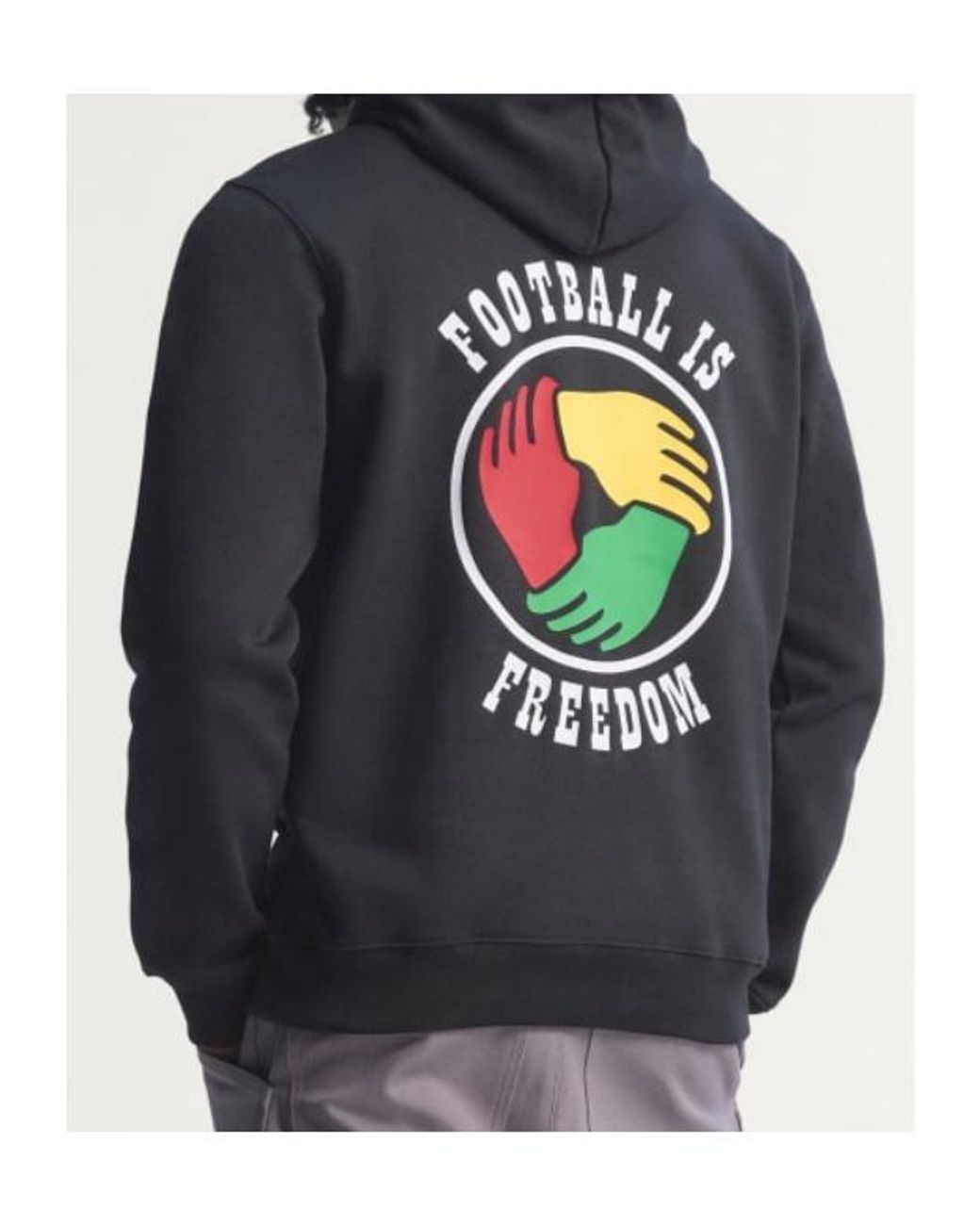 Adidas Originals Black Hooded Logo Detail Hoodie for men