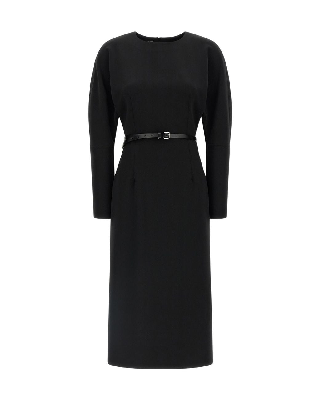 P.A.R.O.S.H. Black Long-Sleeved Dress