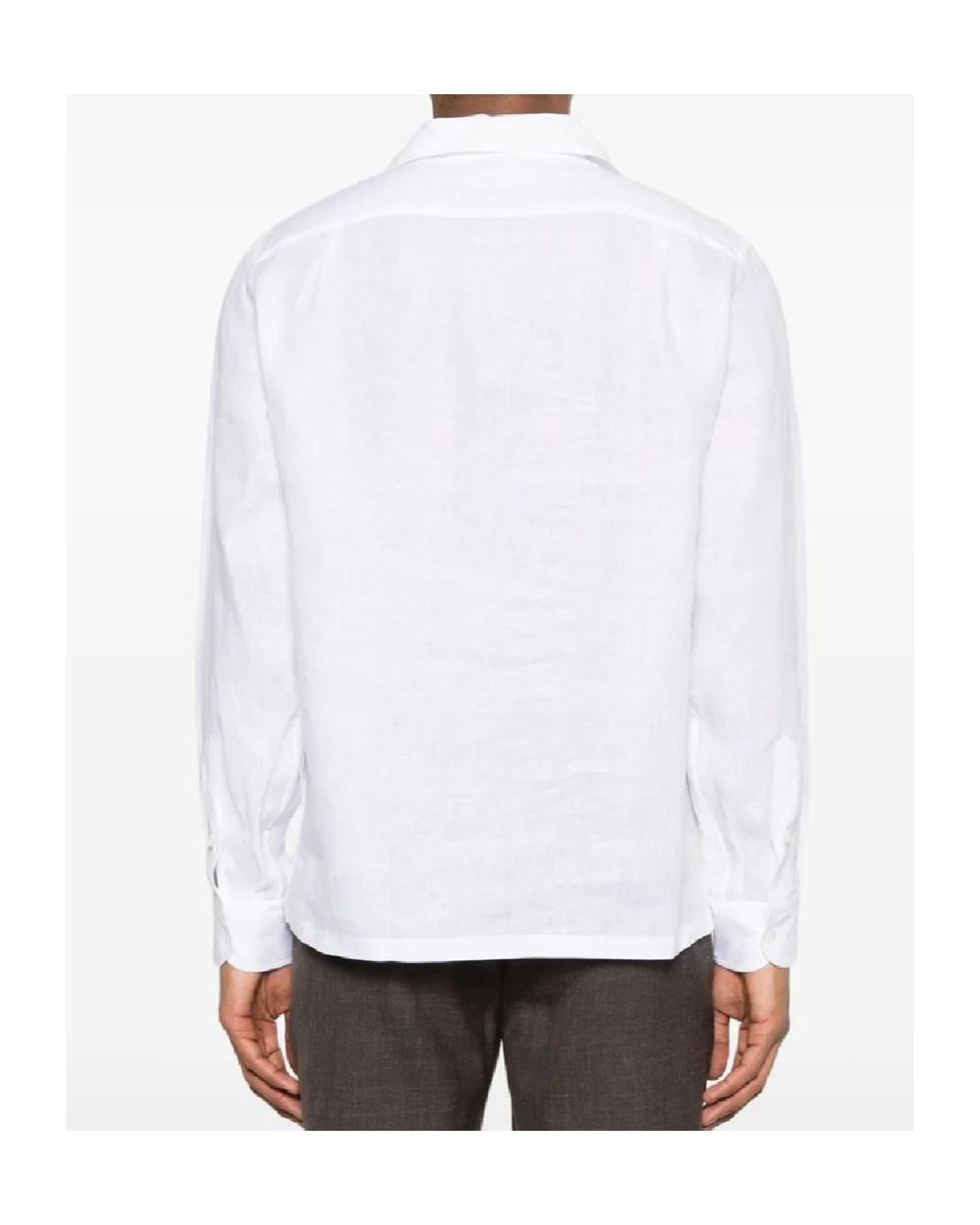 Lardini White Buttoned Shirt for men