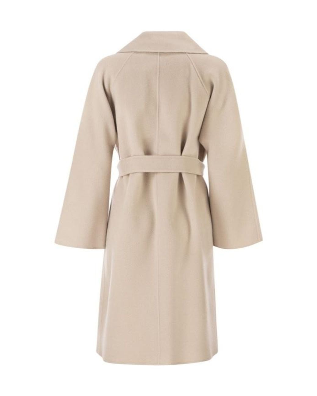 Weekend by Maxmara Natural Wool-Blend Belted Coat