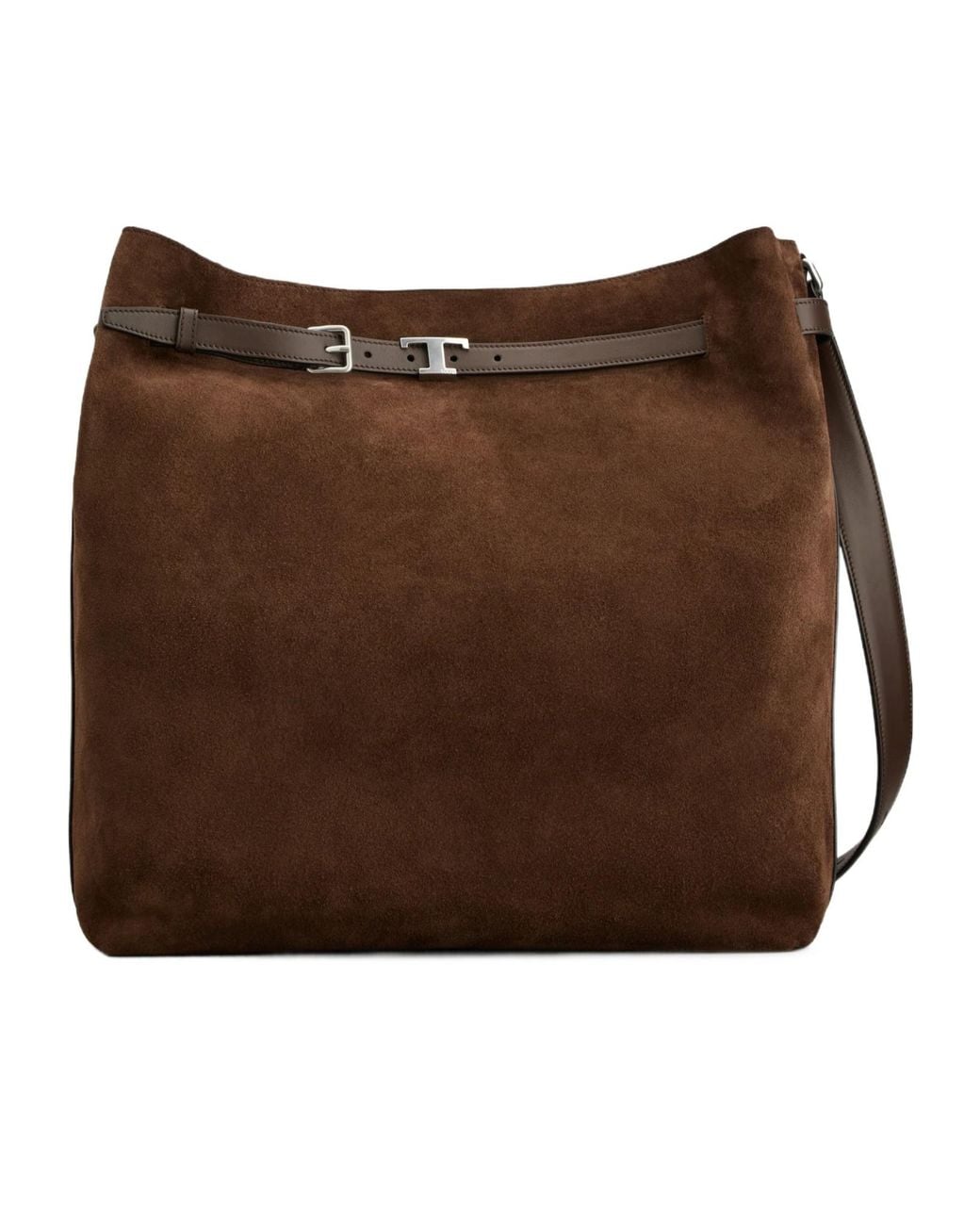 Tod's Brown Tim Medium Hobo Shoulder Bag for men