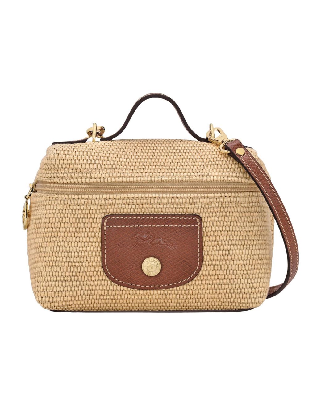 Longchamp Natural Top Handle Shoulder Bag
