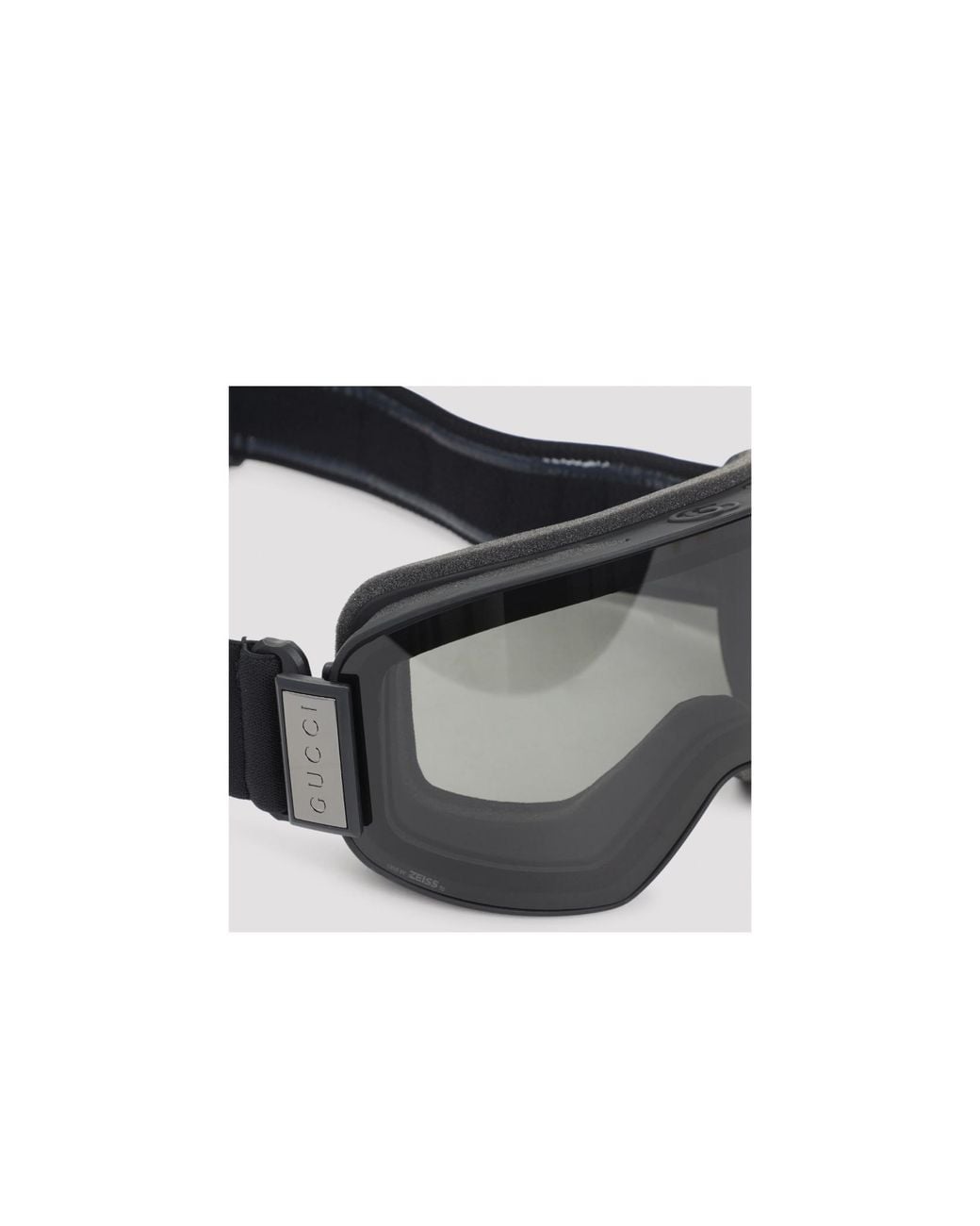 Gucci White Eyewear Gg Logo Oversized Sunglasses for men